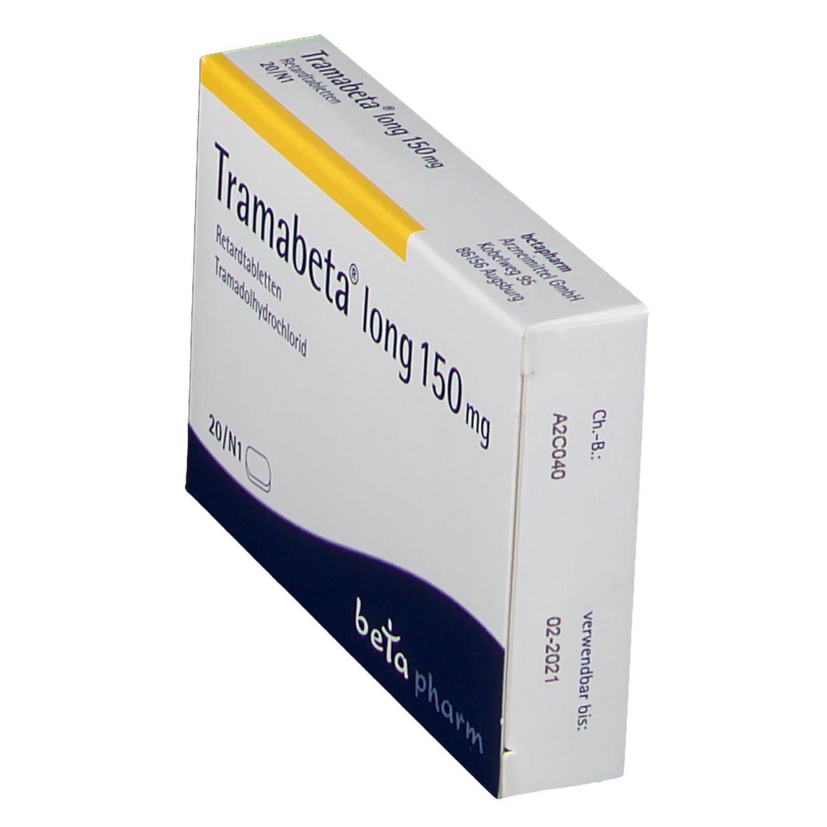 Tramal long 150 mg Retardtabletten 20 St Retard-Tabletten