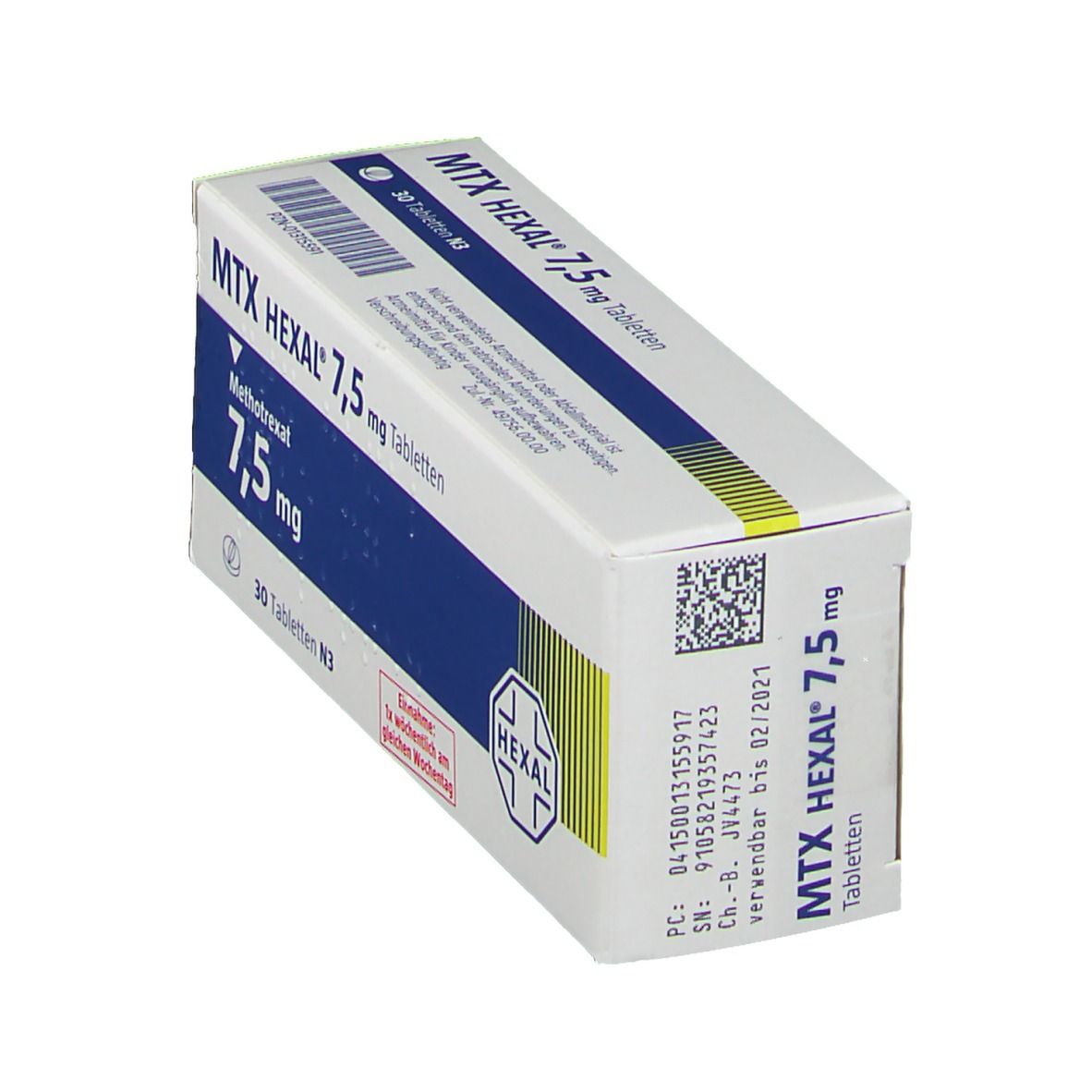 MTX Hexal 7,5 mg Tabletten 30 St