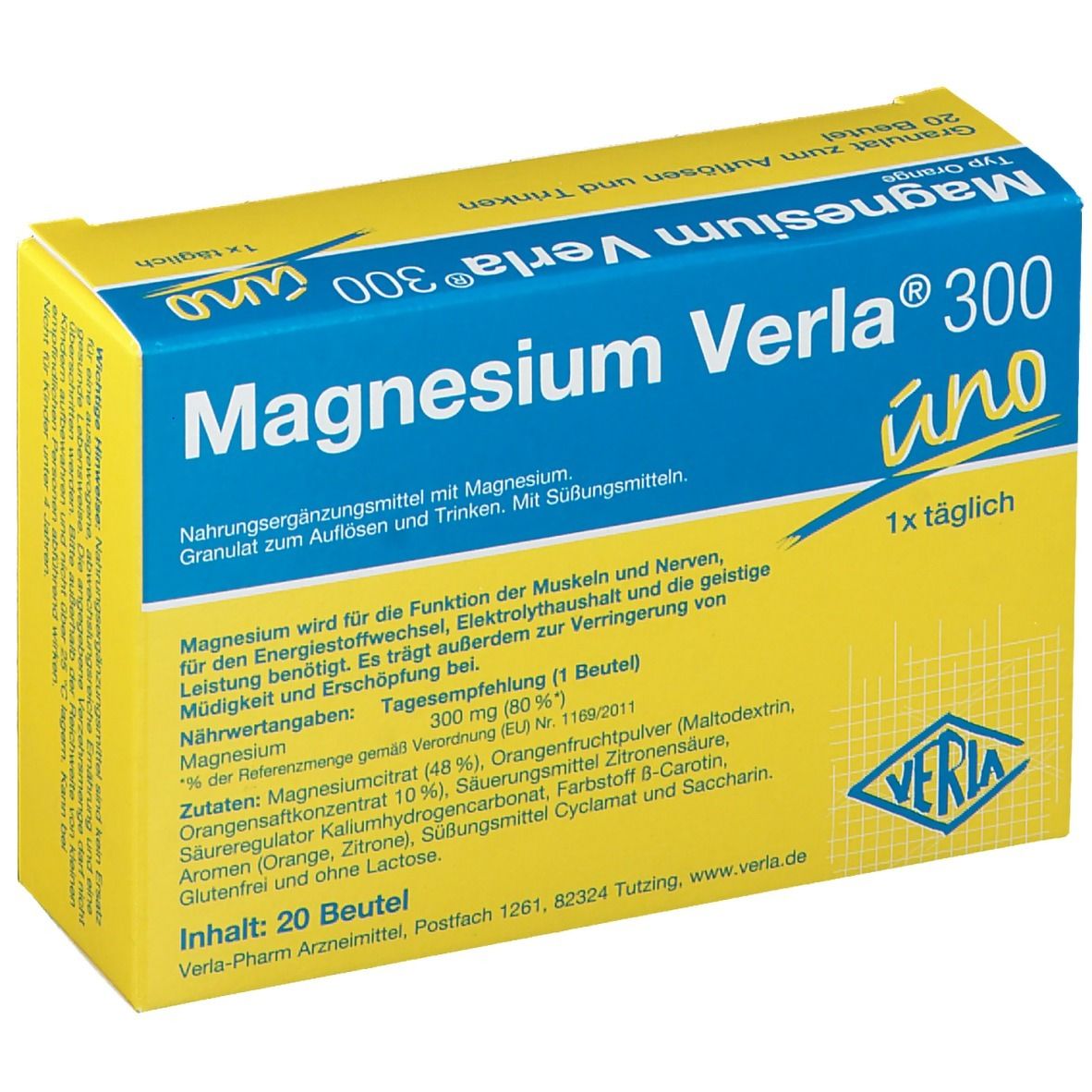 Magnesium Verla® 300 uno Orange