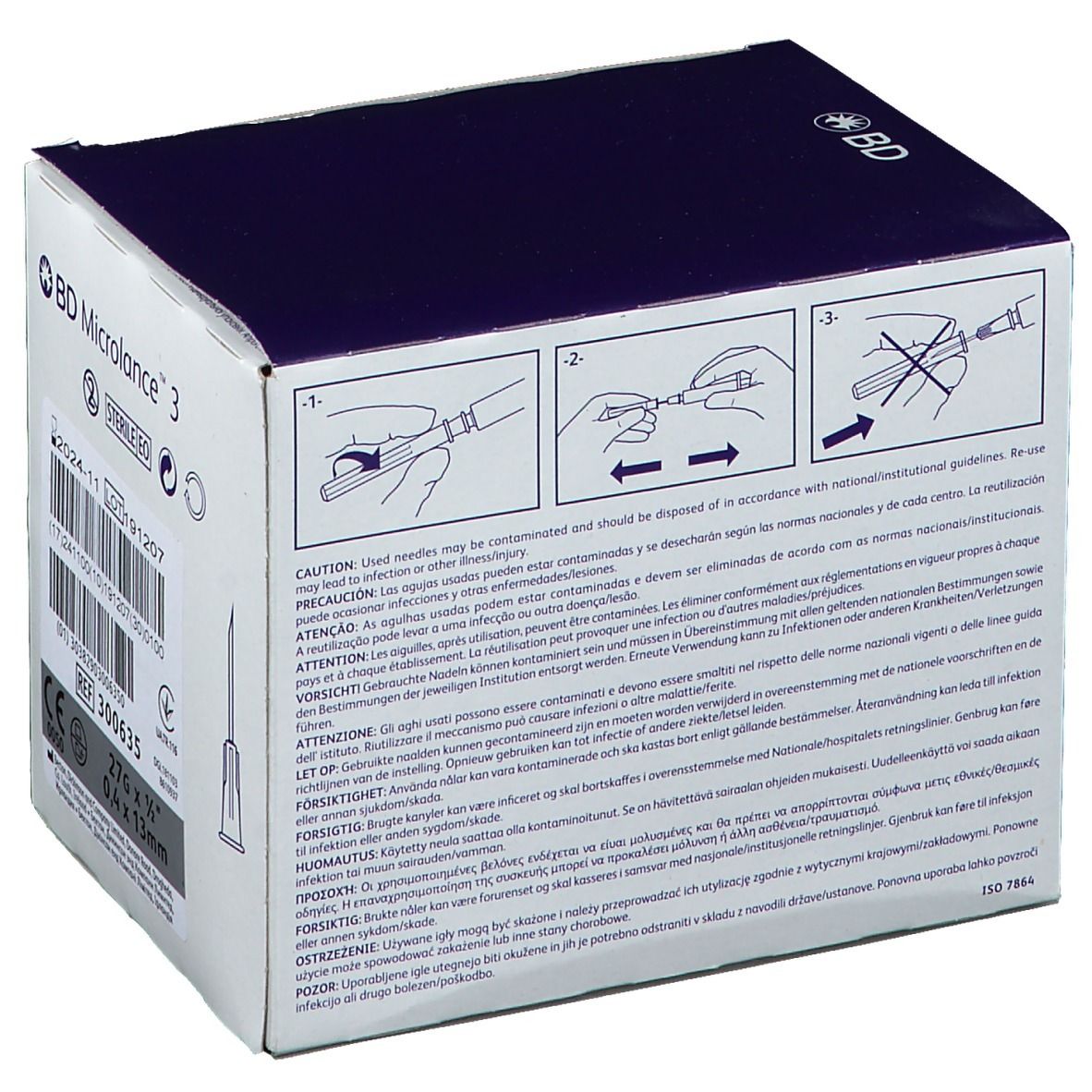 BD Microlance 3 Sonderkanülen 27 G 1/2 0,4 x 13 mm 100 St - Shop 