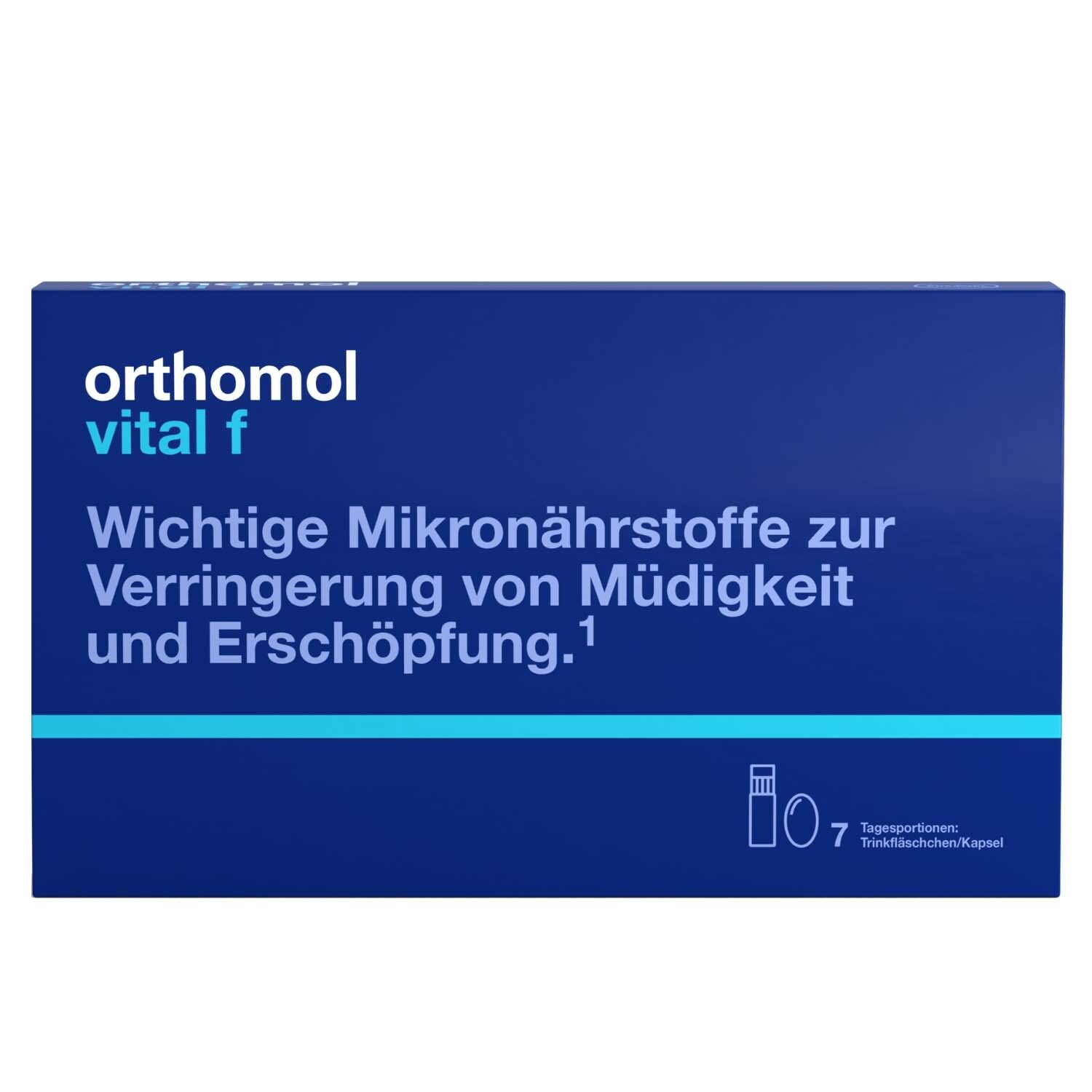 Orthomol Vital f Trinkfläschchen/Kapseln