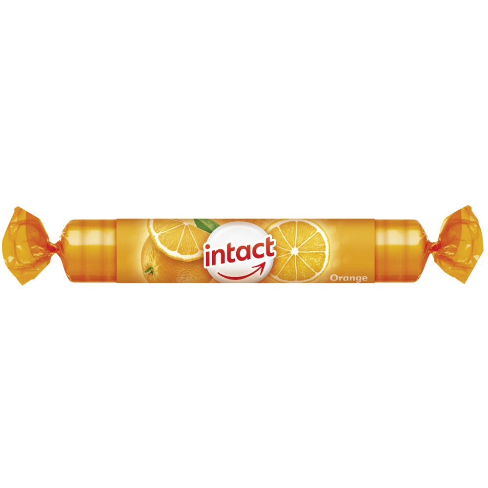 intact Traubenzucker-Rolle  Orange