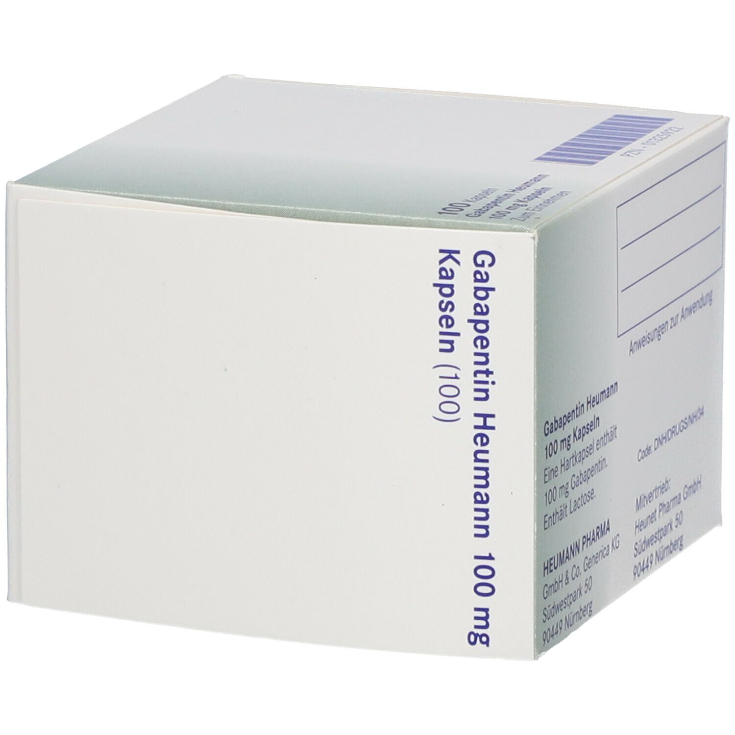 GABAPENTIN Heumann 100 mg Kapseln