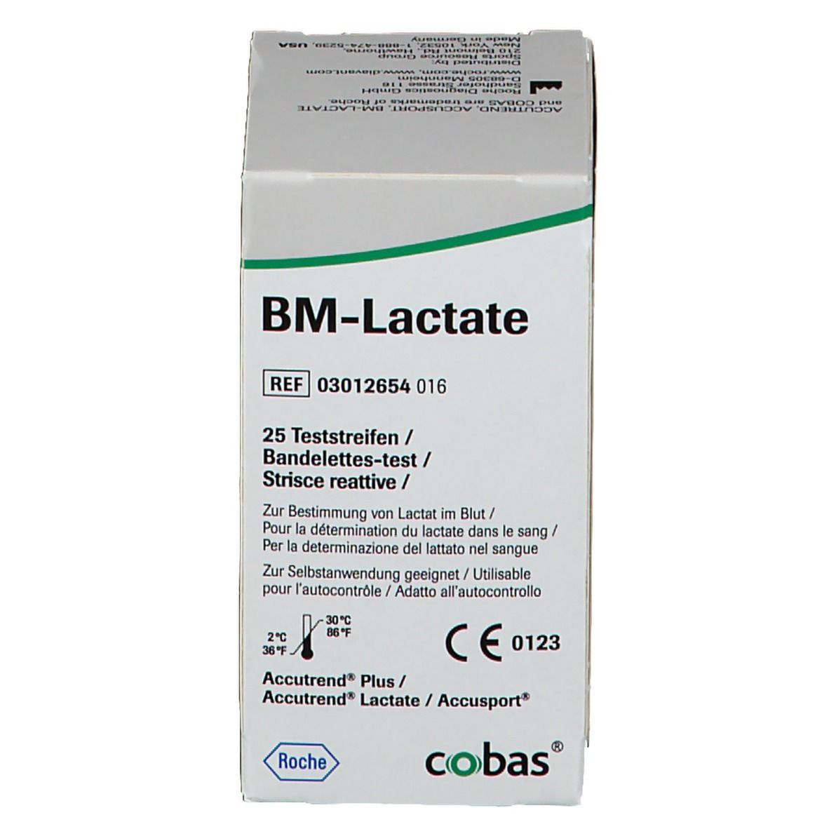 BM-Lactate Teststreifen für Accutrend® Messgeräte
