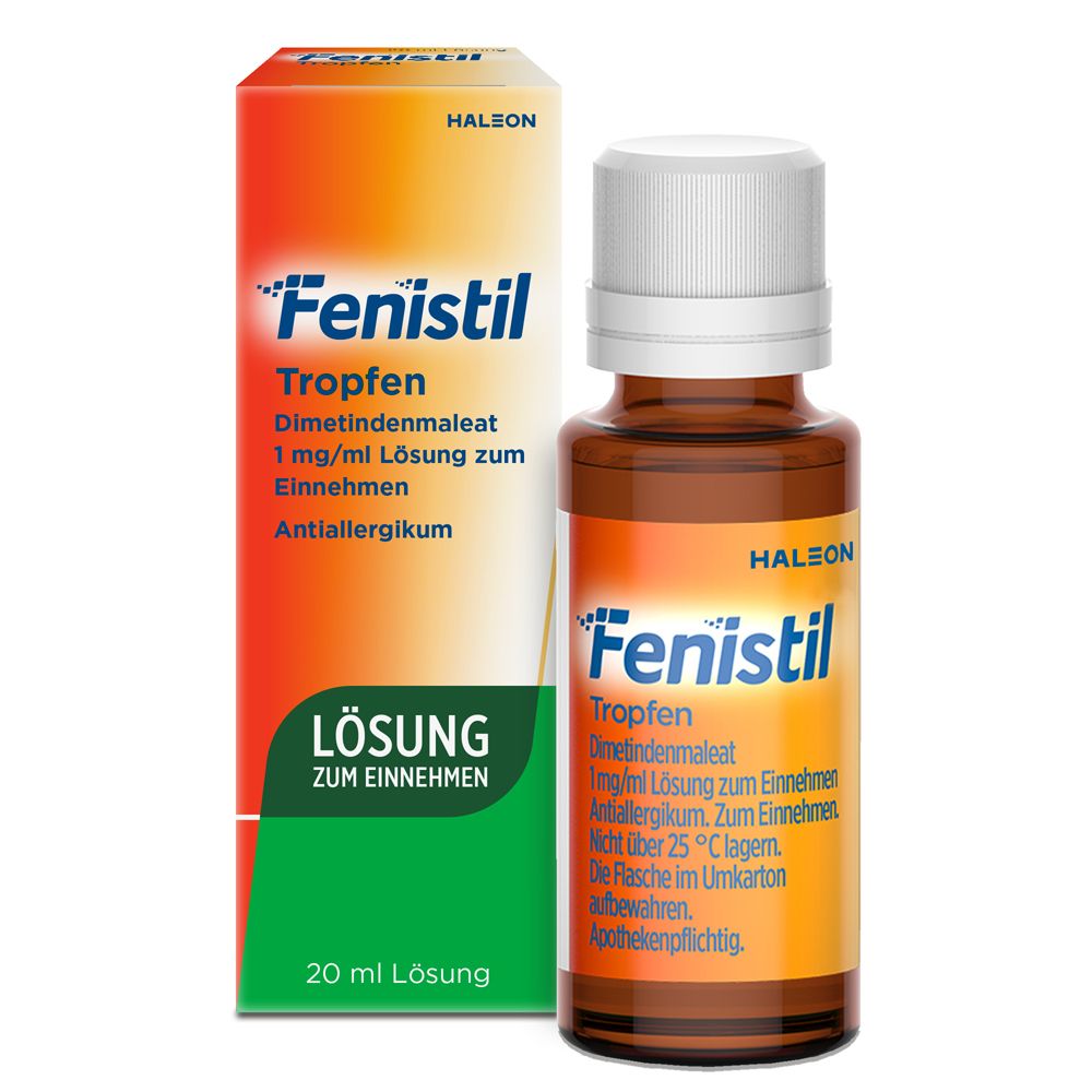Fenistil Tropfen, Dimetindenmaleat 1 mg/ ml zum Einnehmen, Antiallergikum