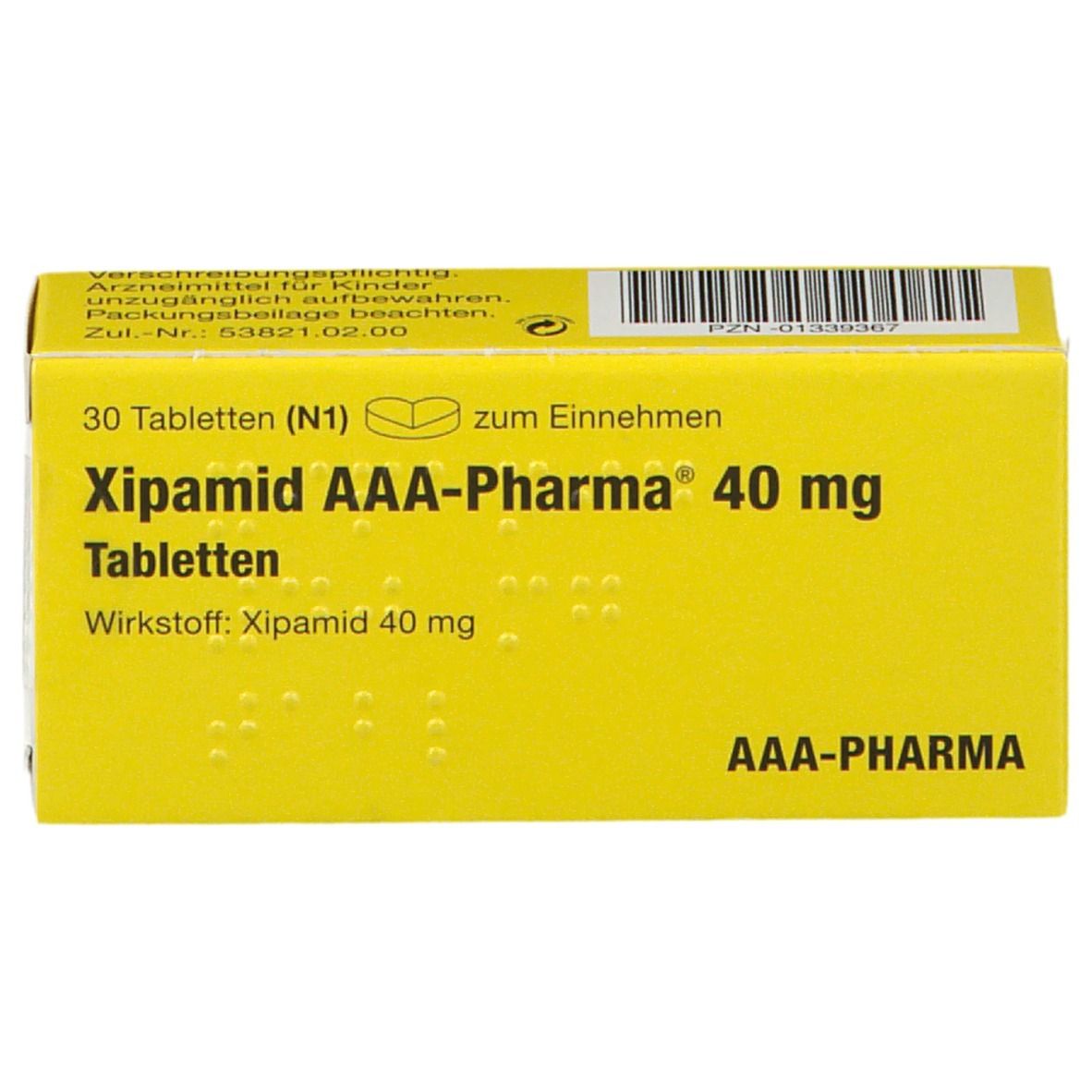 Xipamid 40Mg AAA® Pharma