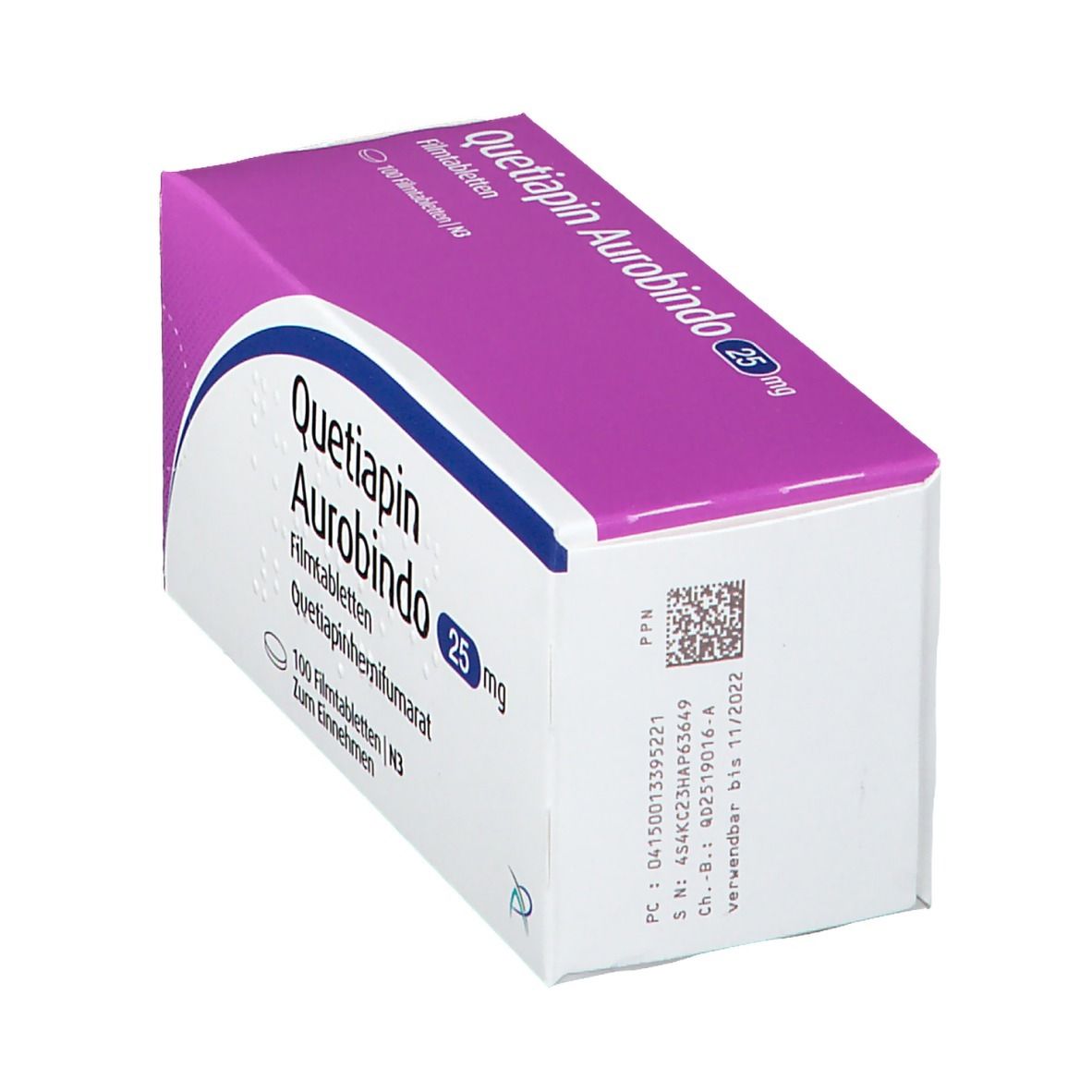 Quetiapin Aurobindo 25 mg Filmtabletten 20 St