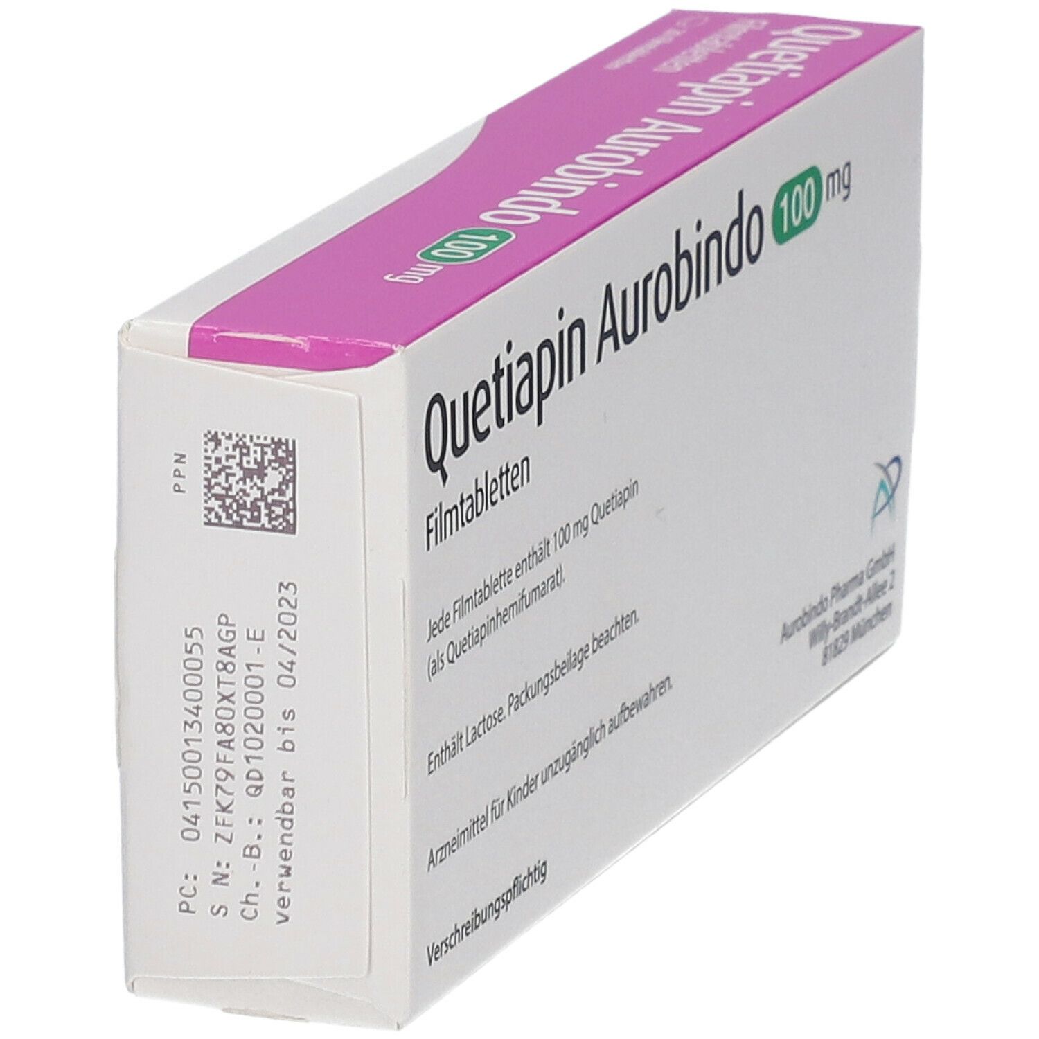 Quetiapin Aurobindo 100 mg