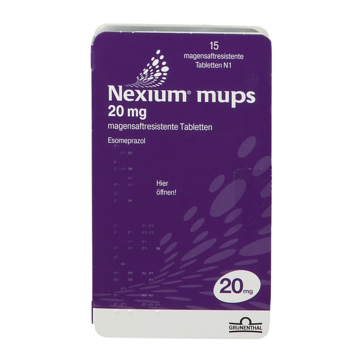 Nexium® Mups 20 Mg Tabletten 15 St Mit Dem E-Rezept Kaufen - Shop Apotheke