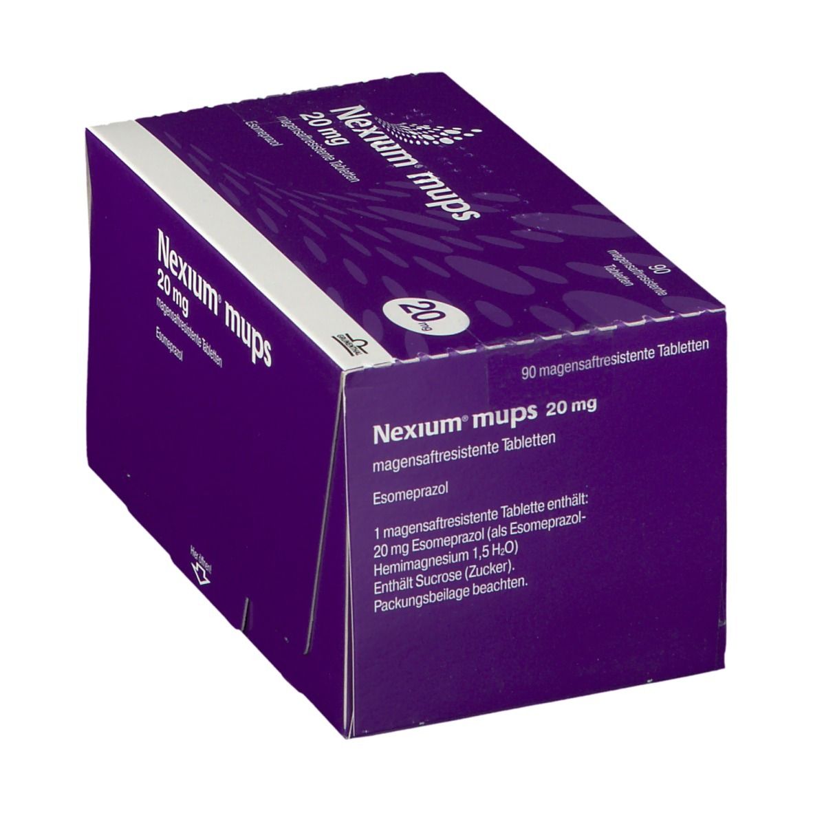 Nexium mups 20 mg magensaftresistente Tabletten 90 St magensaftresistent