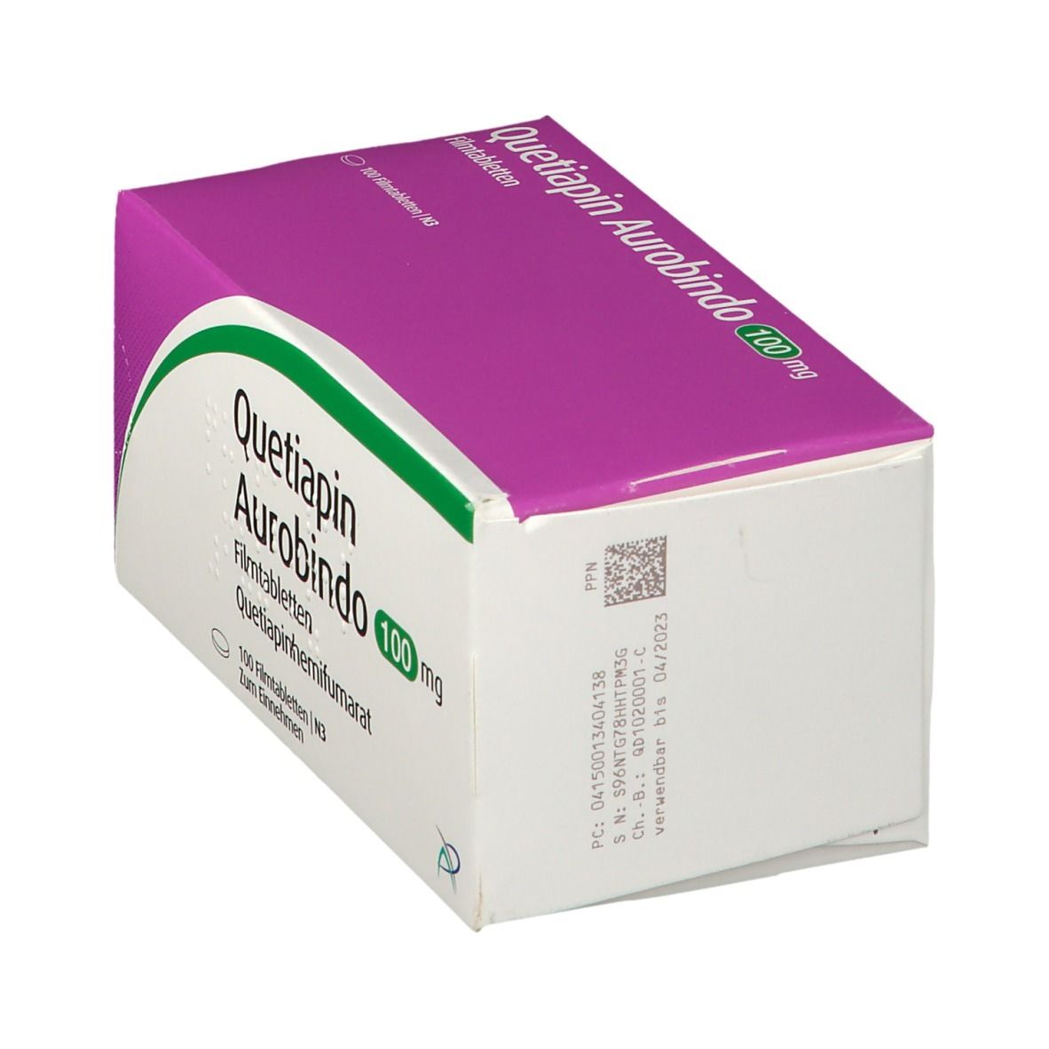 Quetiapin Aurobindo 200 mg Filmtabletten 100 St