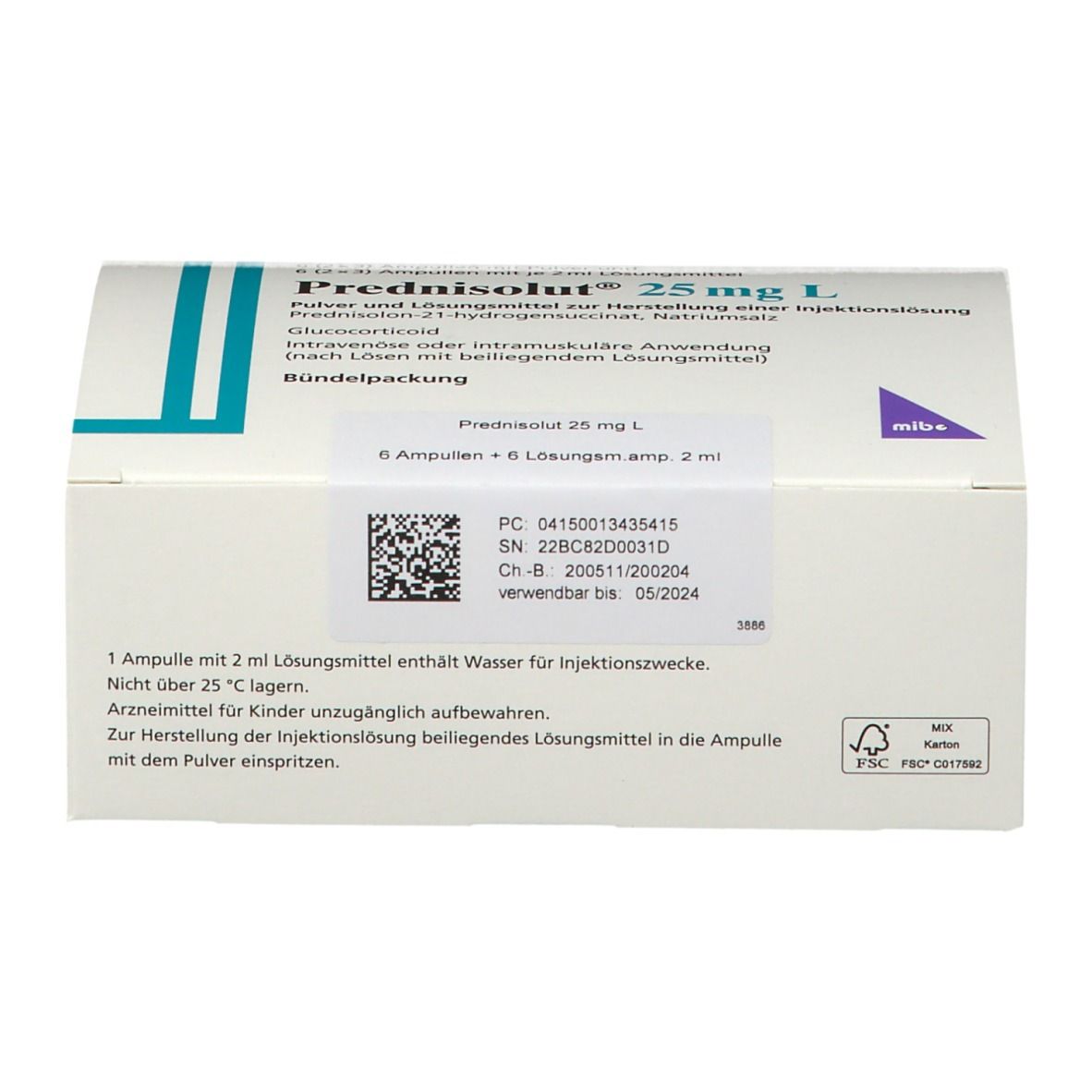 Prednisolut® 25 mg L