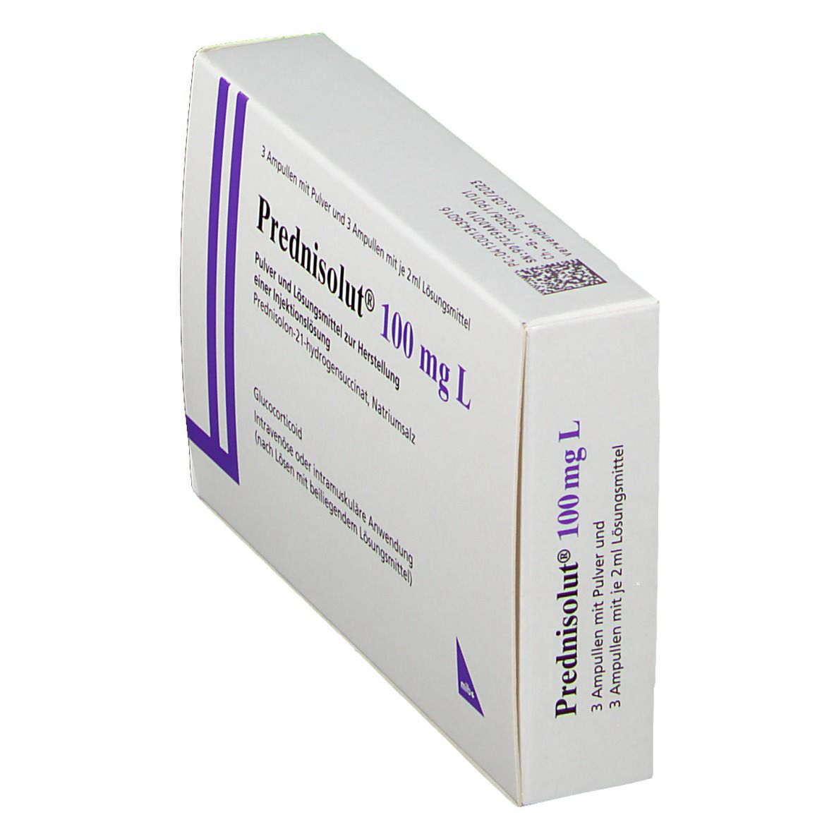 Prednisolut 100 mg L Plv.u.Lsm.z.Herst.e.Inj.-Lsg. 3 St Pulver und Lösungsm. z. Herst. e. Injektionslösung