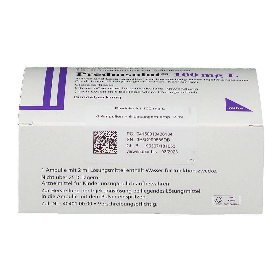 Prednisolut® 100 mg L