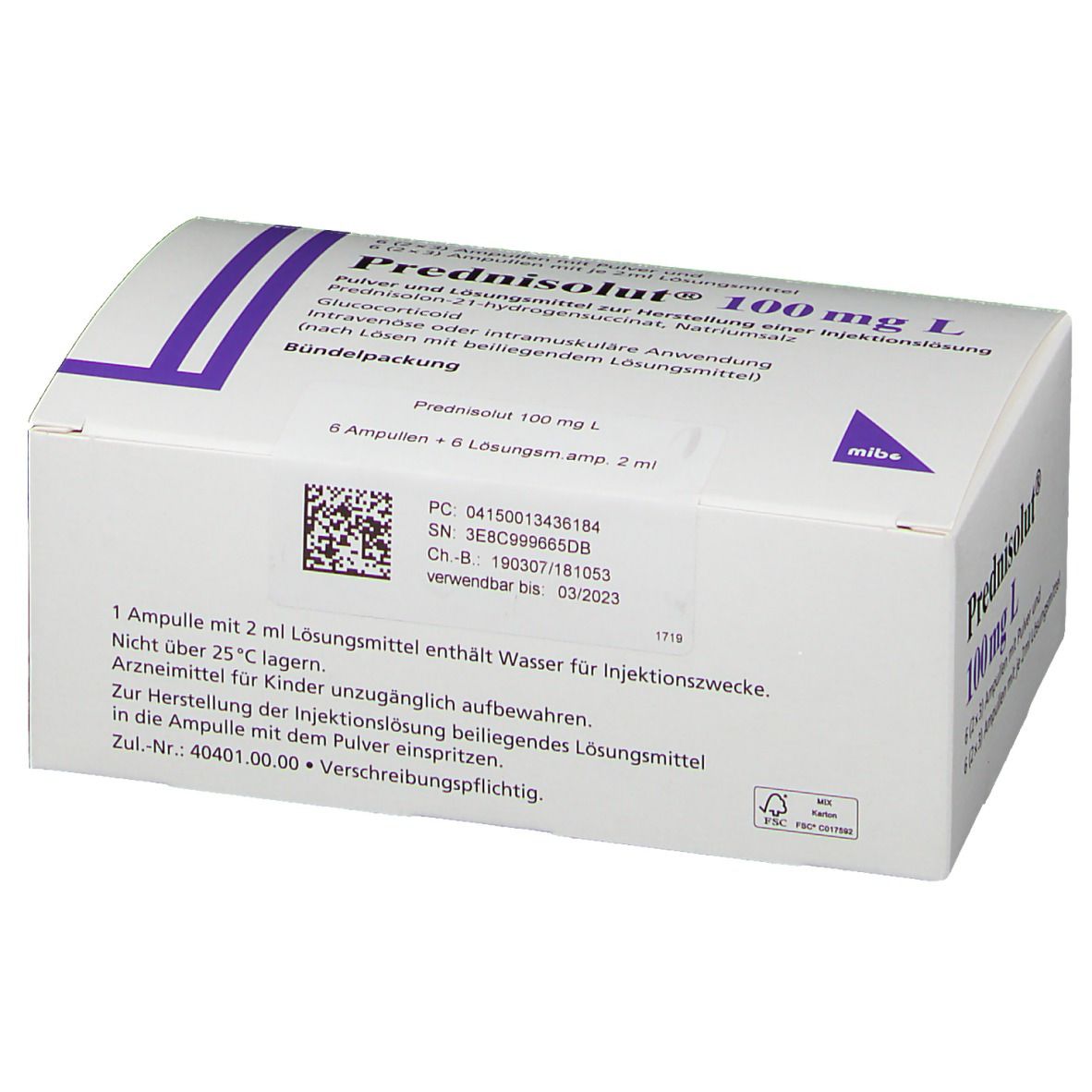 Prednisolut® 100 mg L