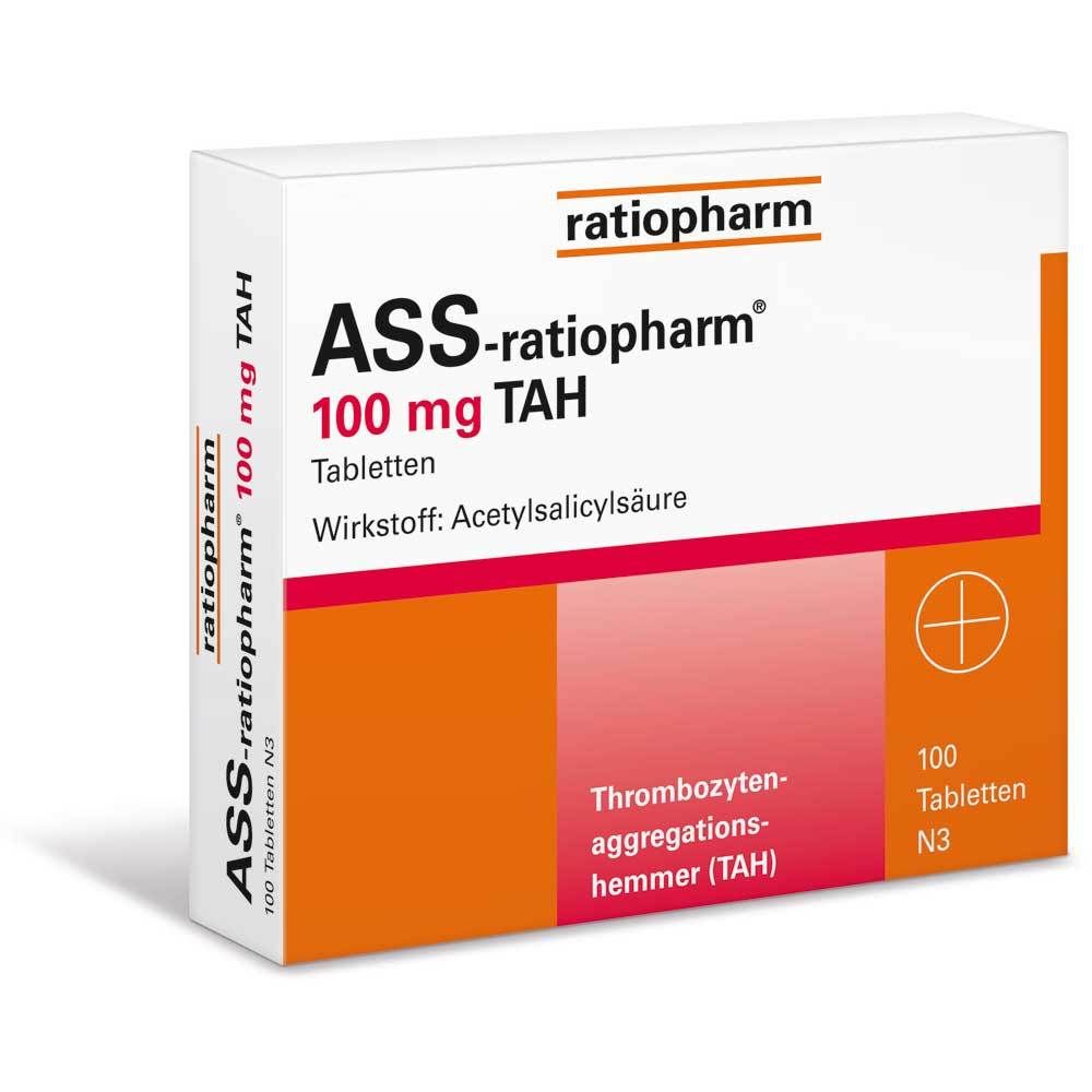 ASS-ratiopharm® 100 mg TAH Tabletten