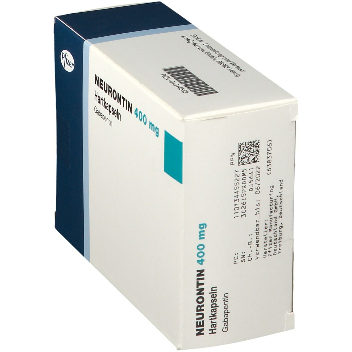 Neurontin 400 mg Hartkapseln 100 St