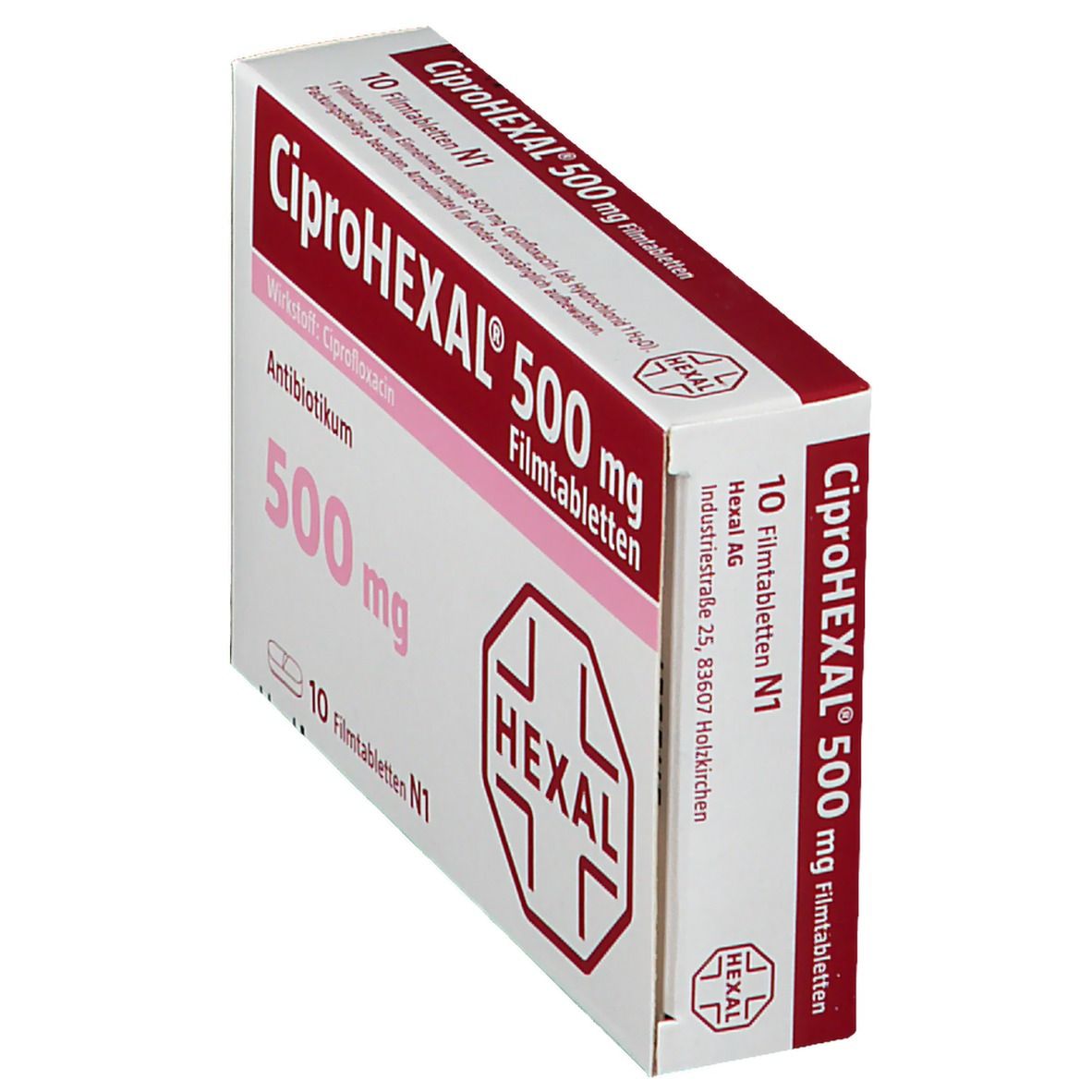 Ciprohexal 500 mg Filmtabletten 10 St