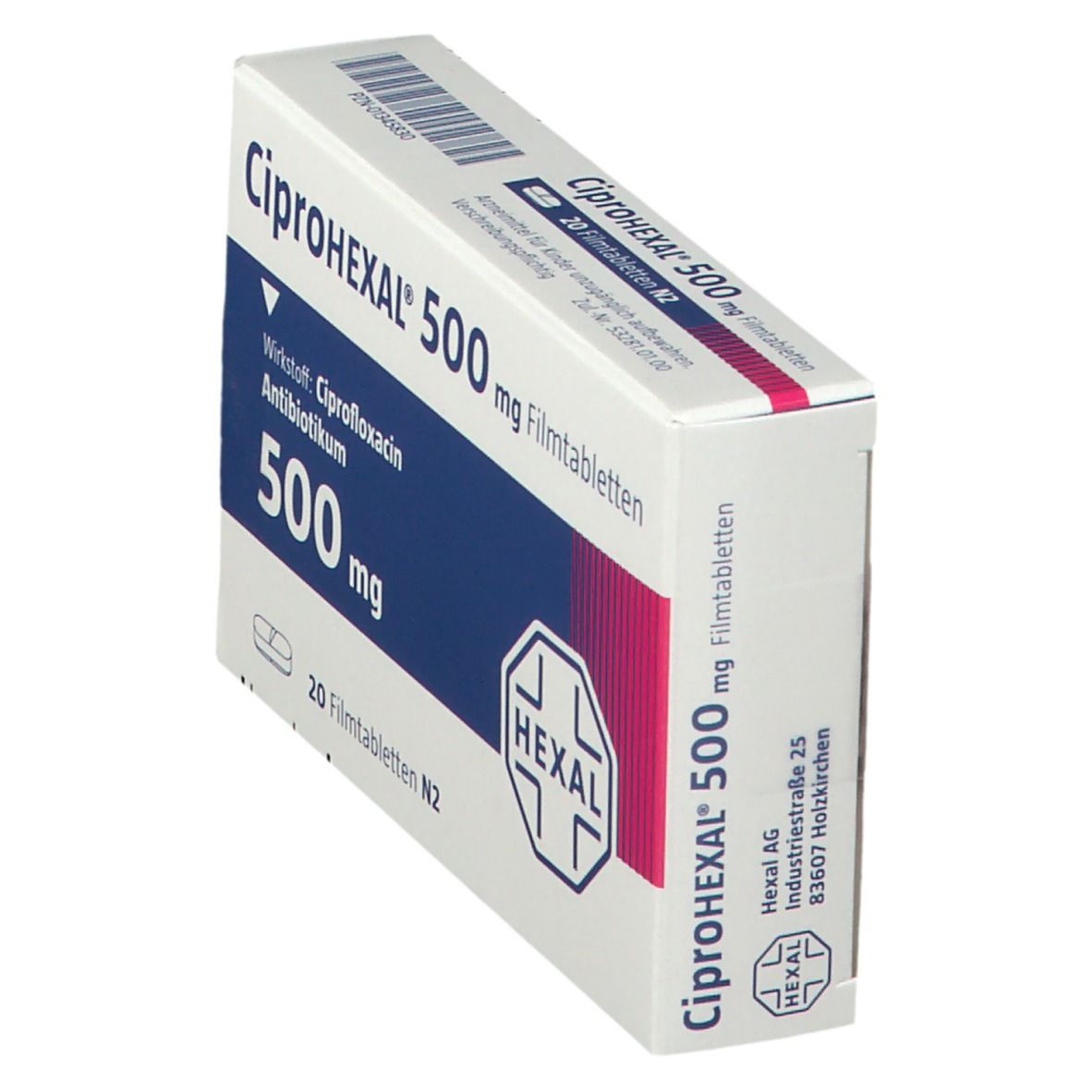 Ciprohexal 500 mg Filmtabletten 20 St