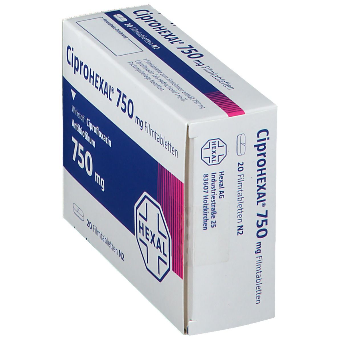 Ciprohexal 750 mg Filmtabletten 20 St