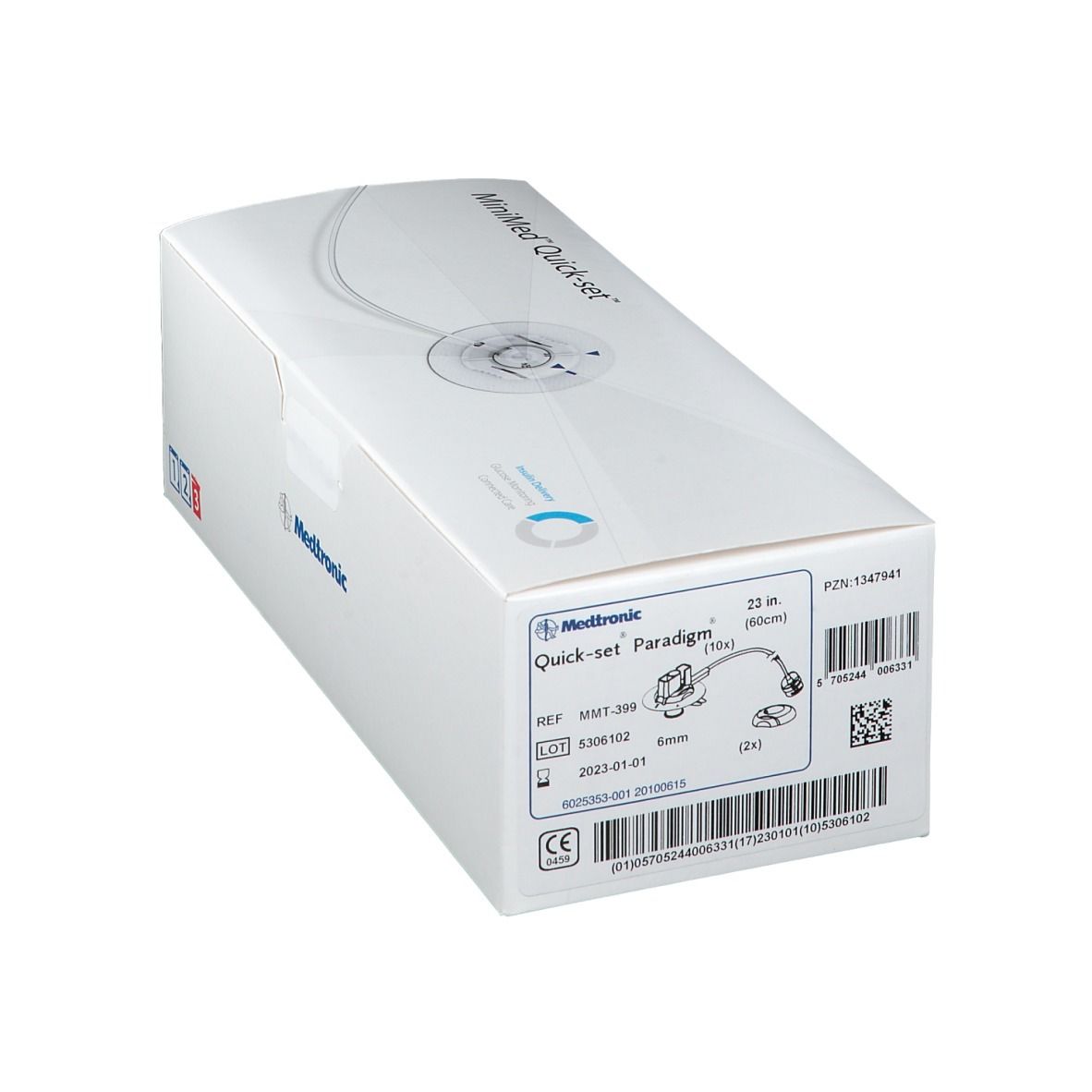 MiniMed Quick-set® Infusionsset 6 mm Kanüle / 60 cm Schlauch