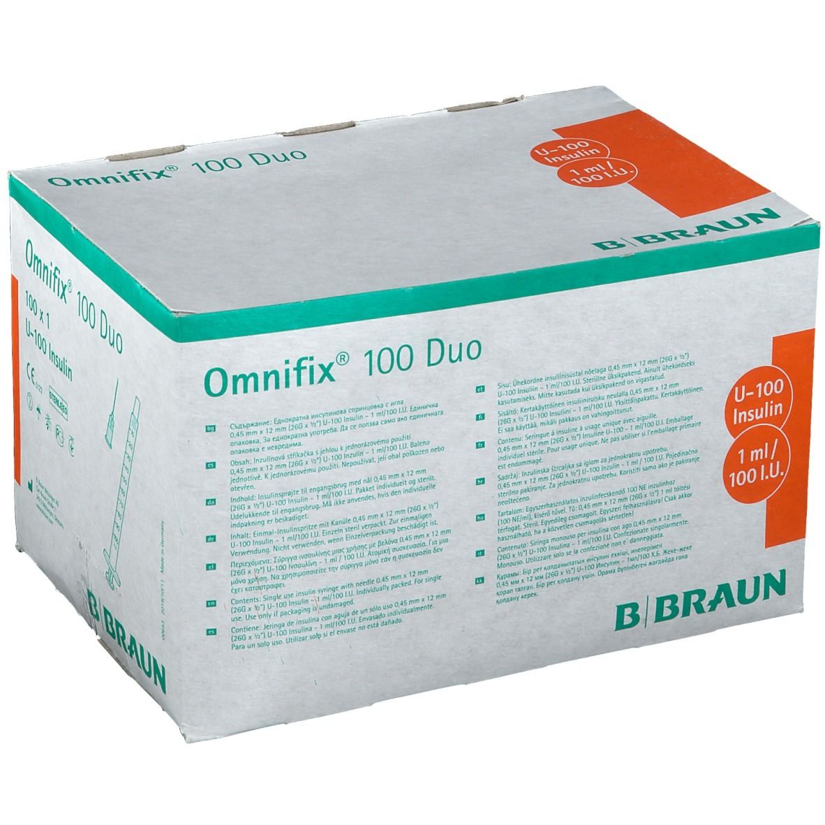 Omnifix Duo 100 Insulin Einm