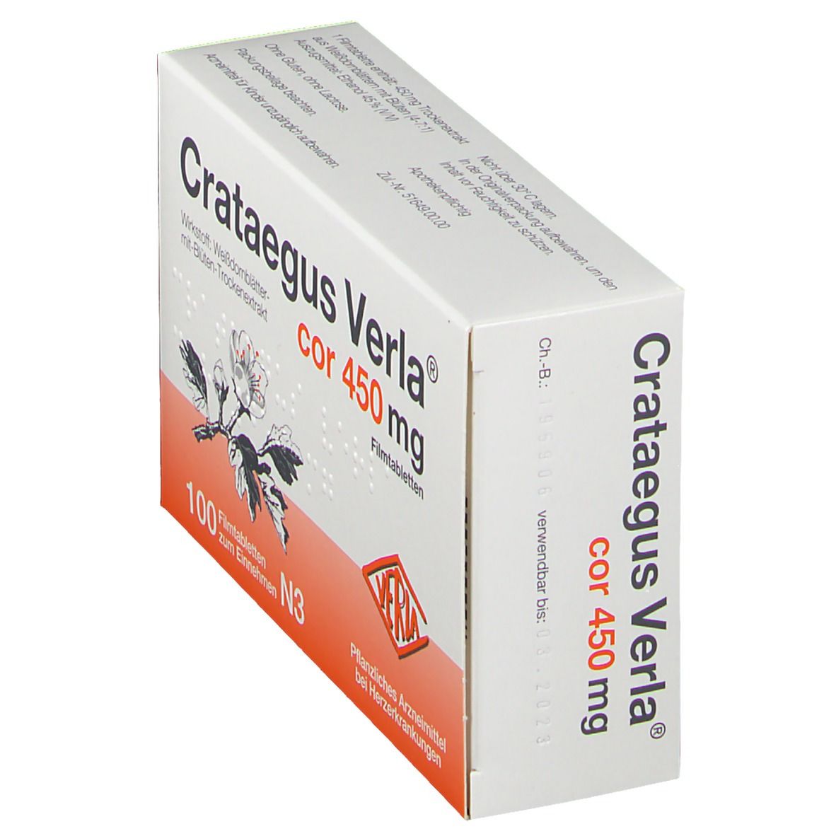 Crataegus Verla® Cor 450 mg Filmtabletten