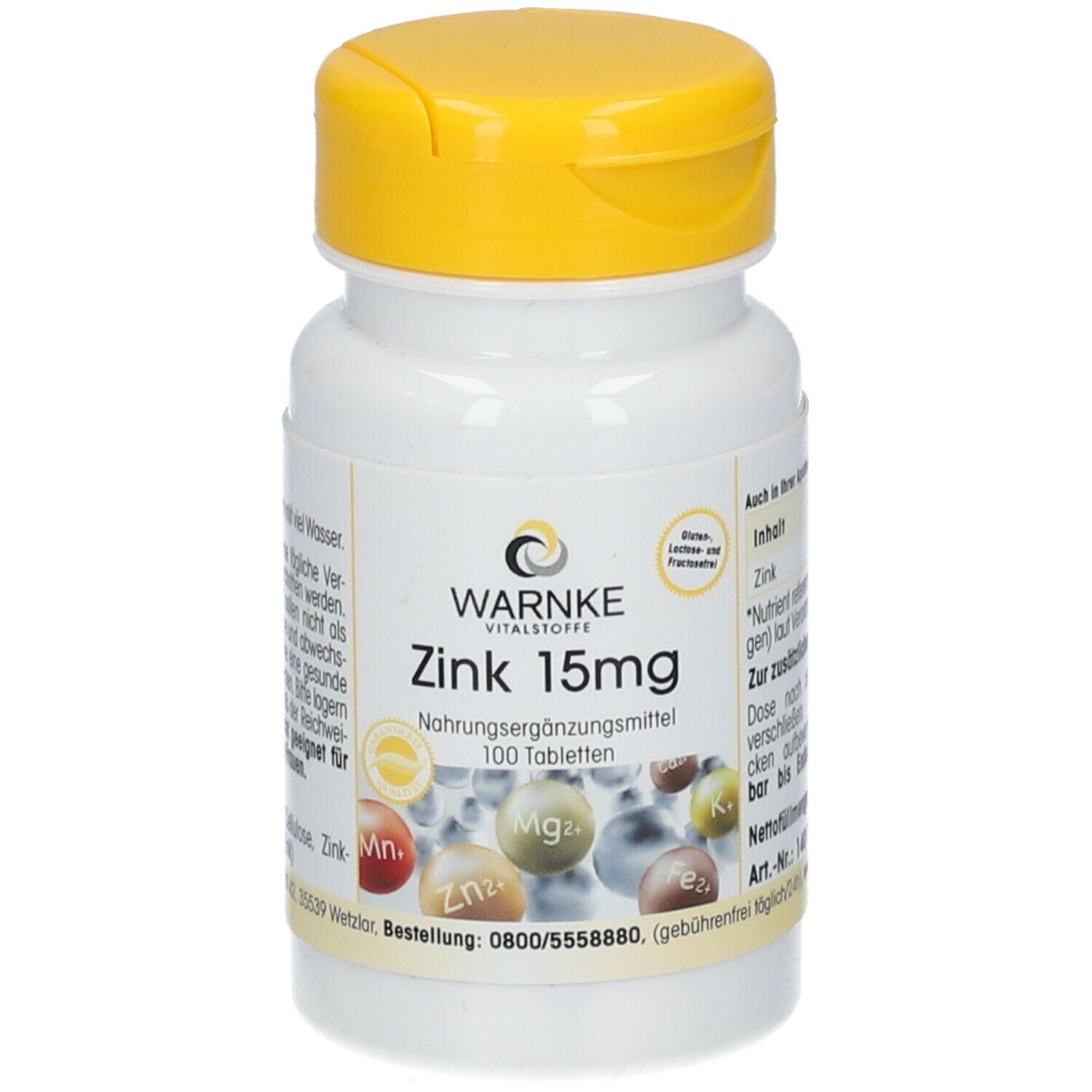 WARNKE Zink 15 mg