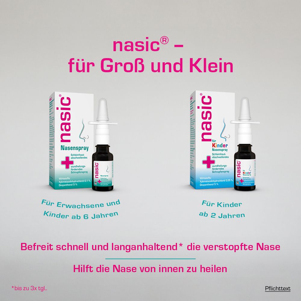 nasic® für Kinder Nasenspray