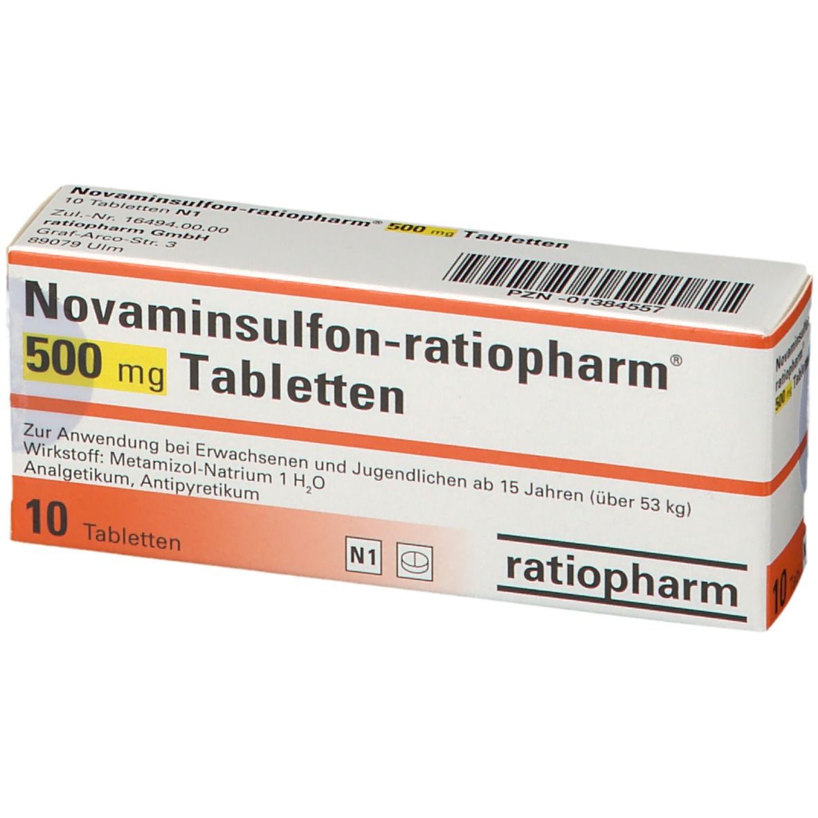 Novaminsulfon-ratiopharm® 500 mg