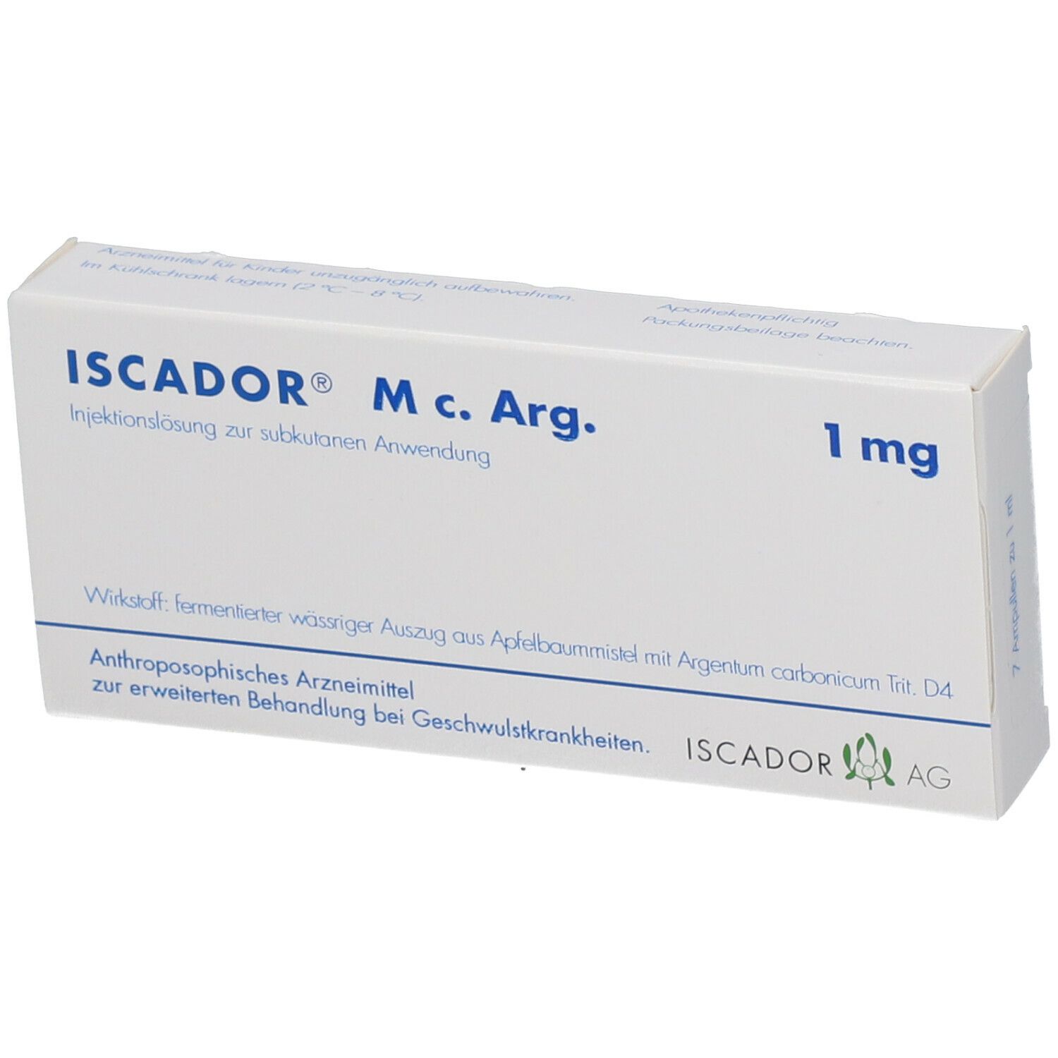 Iscador M c.Arg 1 mg Injektionslösung 7x1 ml