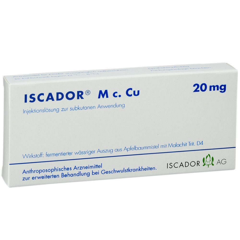 ISCADOR® M c. Cu 20 mg
