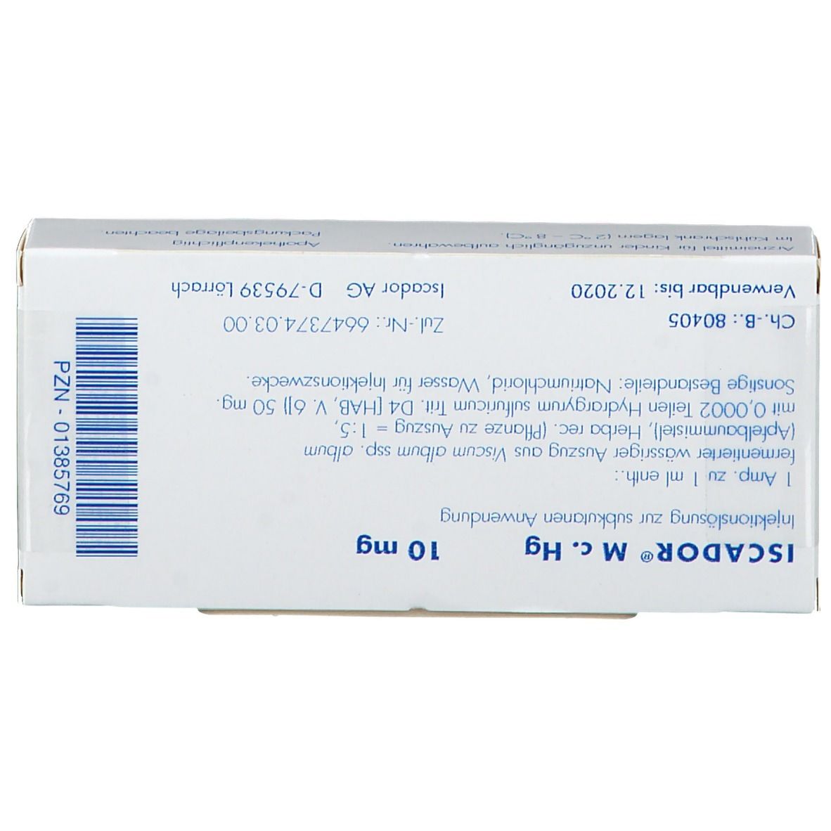 Iscador M c.Hg 10 mg Injektionslösung 7x1 ml