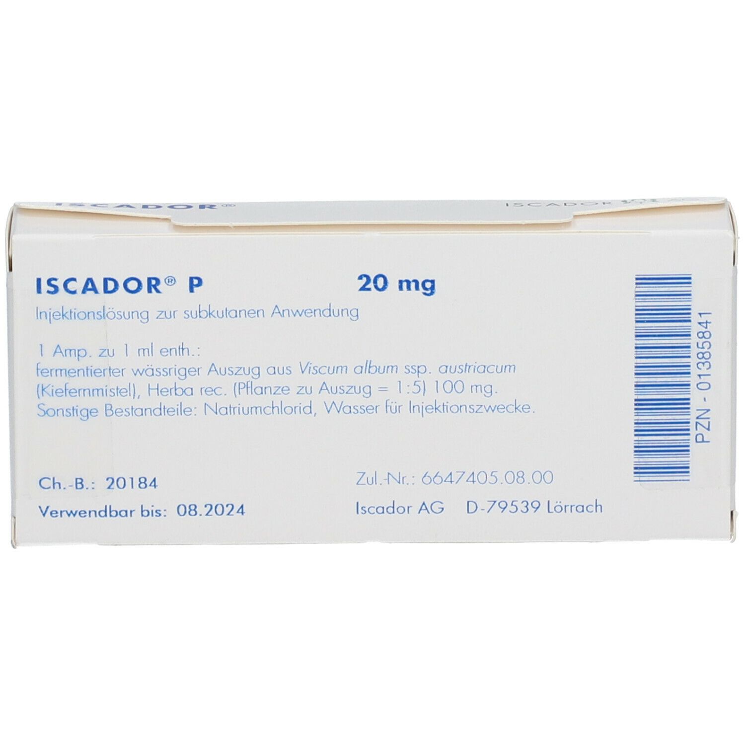 Iscador® P 20 mg Ampullen