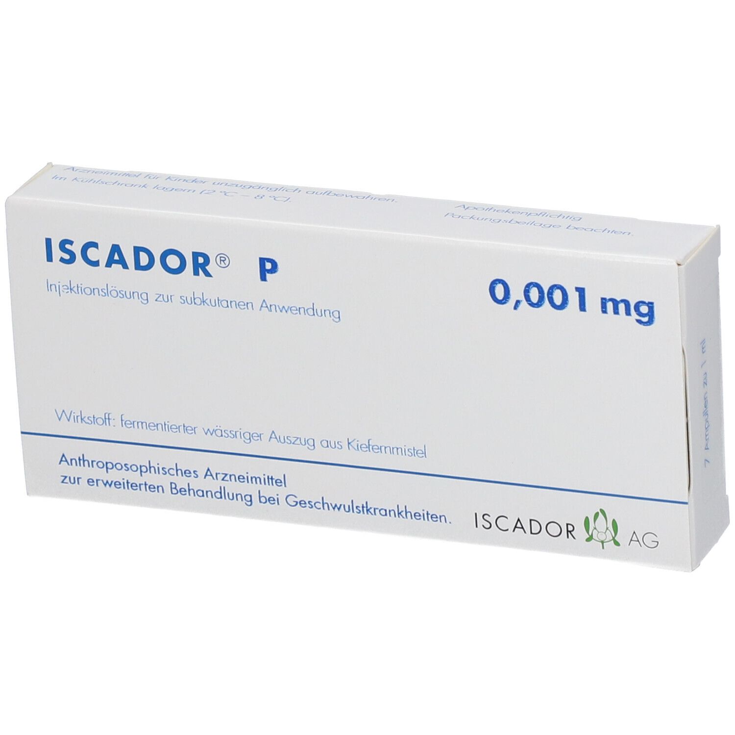 Iscador P 0,001 mg Injektionslösung 7x1 ml