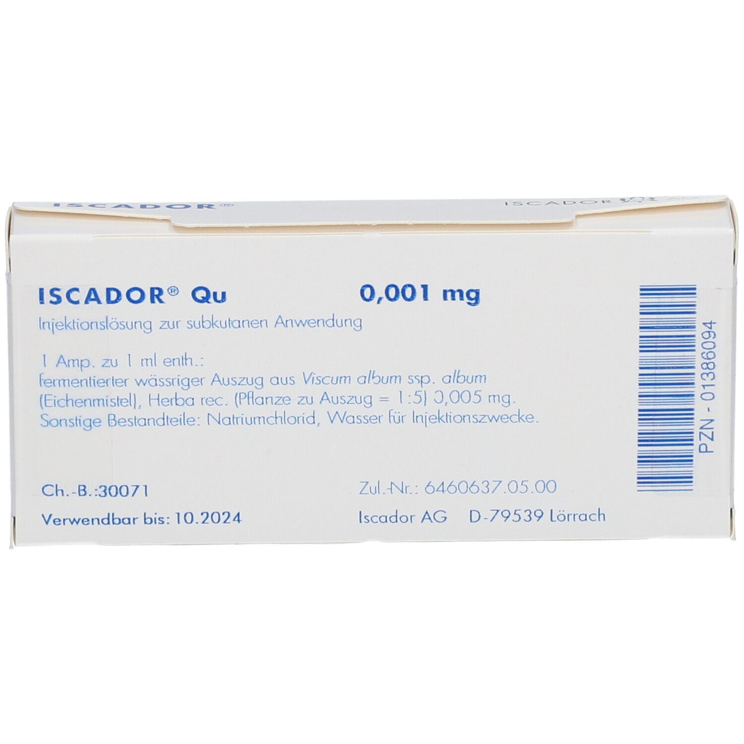 ISCADOR® Qu 0,001 mg