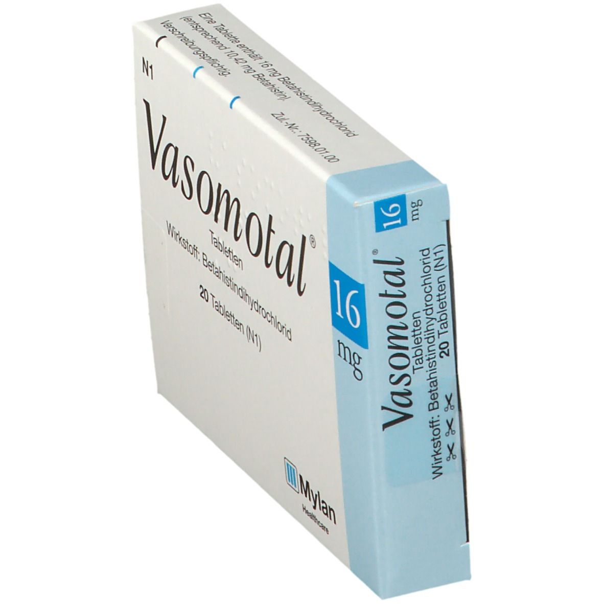 Vasomotal 16 mg Tabletten 20 St