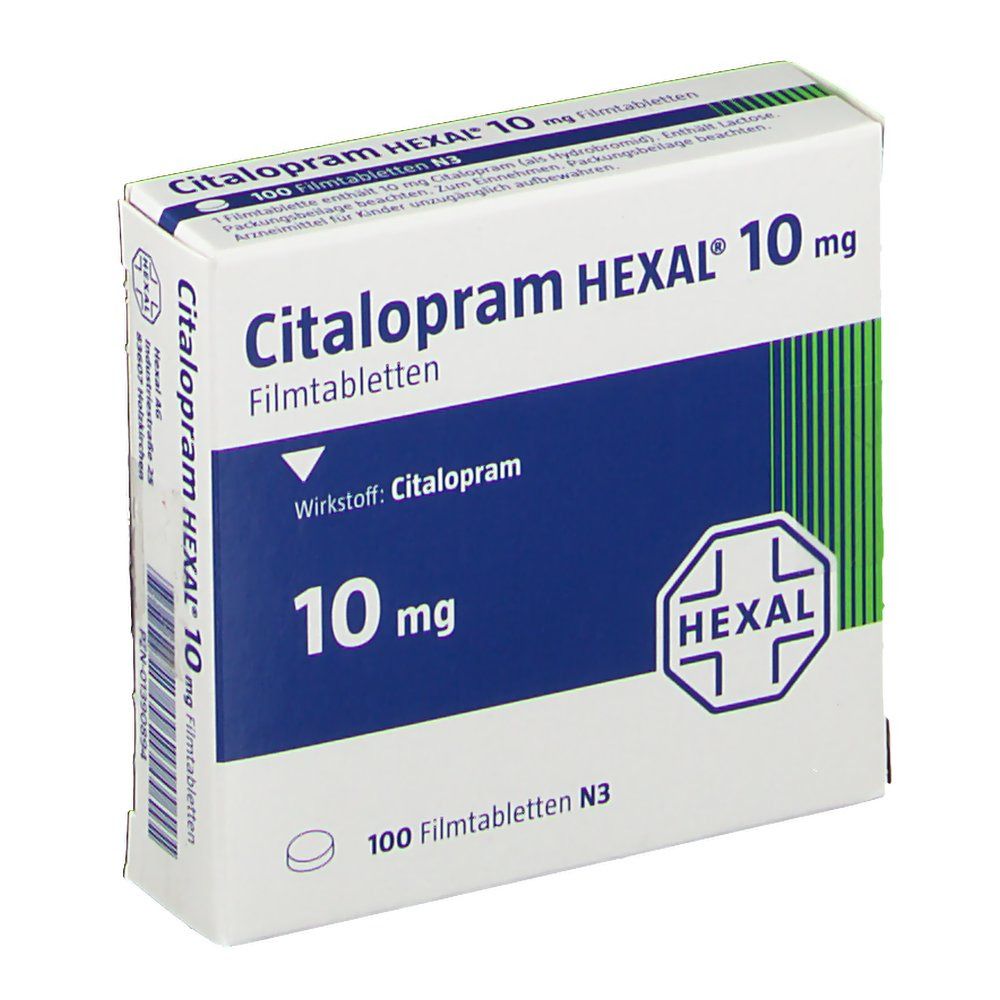 CITALOPRAM HEXAL 10 mg Filmtabletten