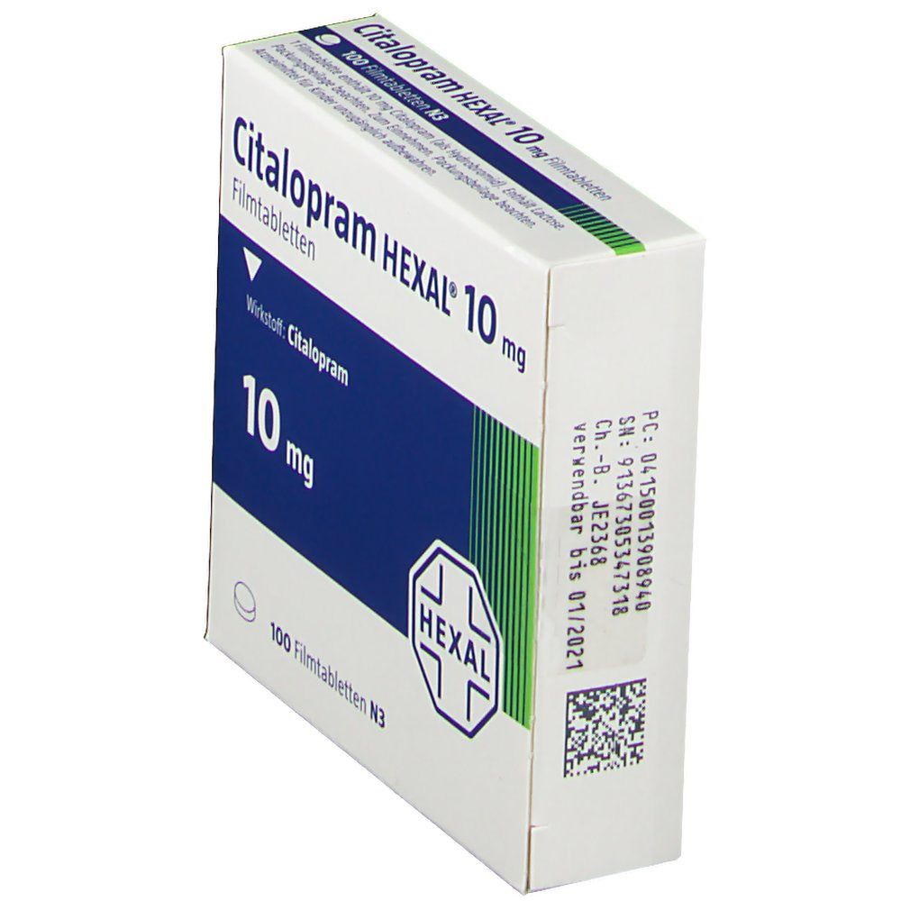 CITALOPRAM HEXAL 10 mg Filmtabletten