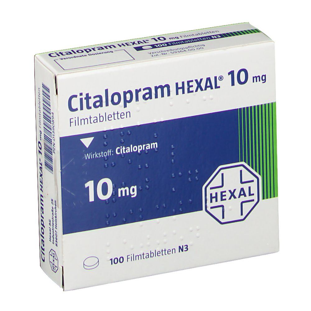 CITALOPRAM HEXAL 10 mg Filmtabletten