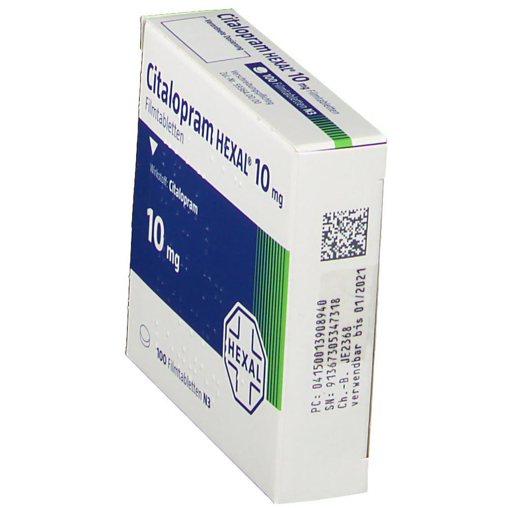 CITALOPRAM HEXAL 10 mg Filmtabletten