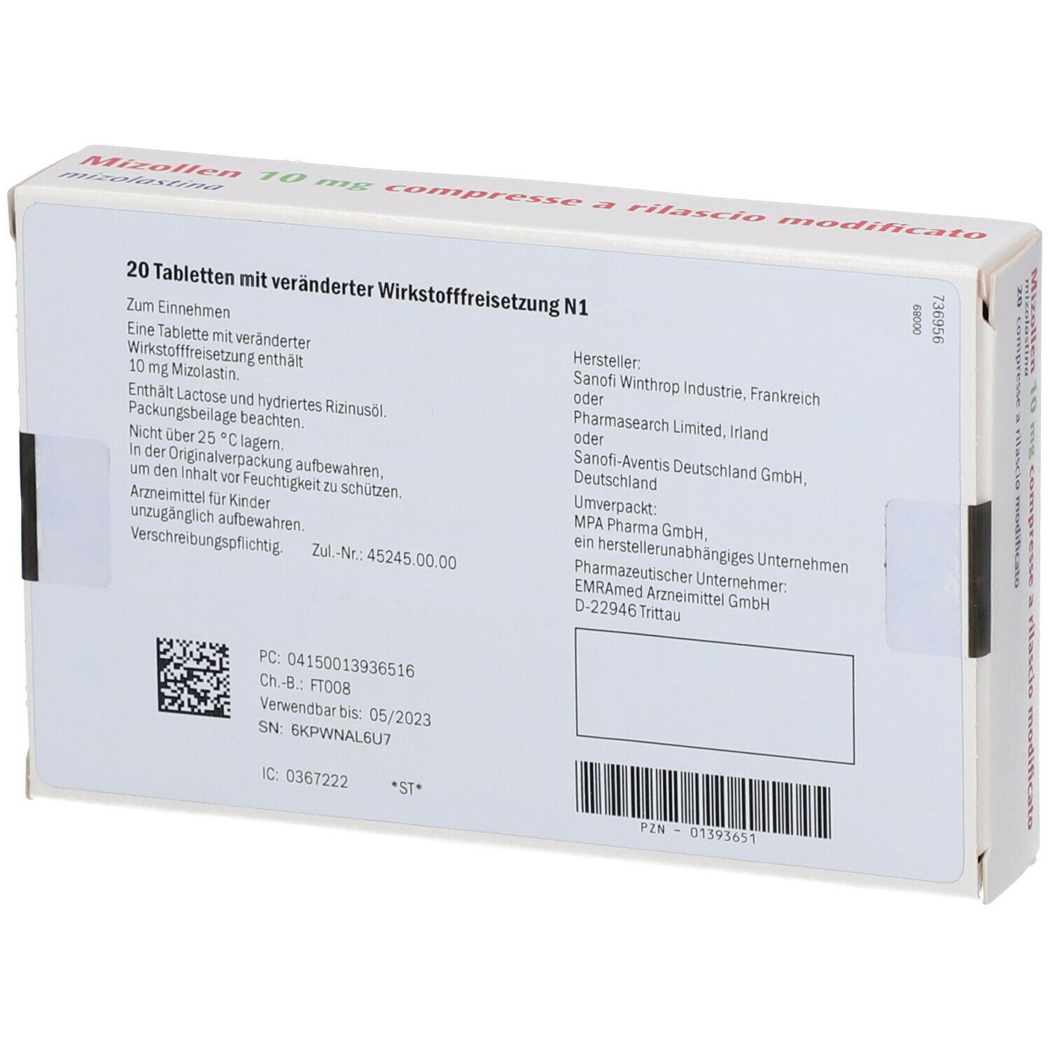 Mizollen 10 mg