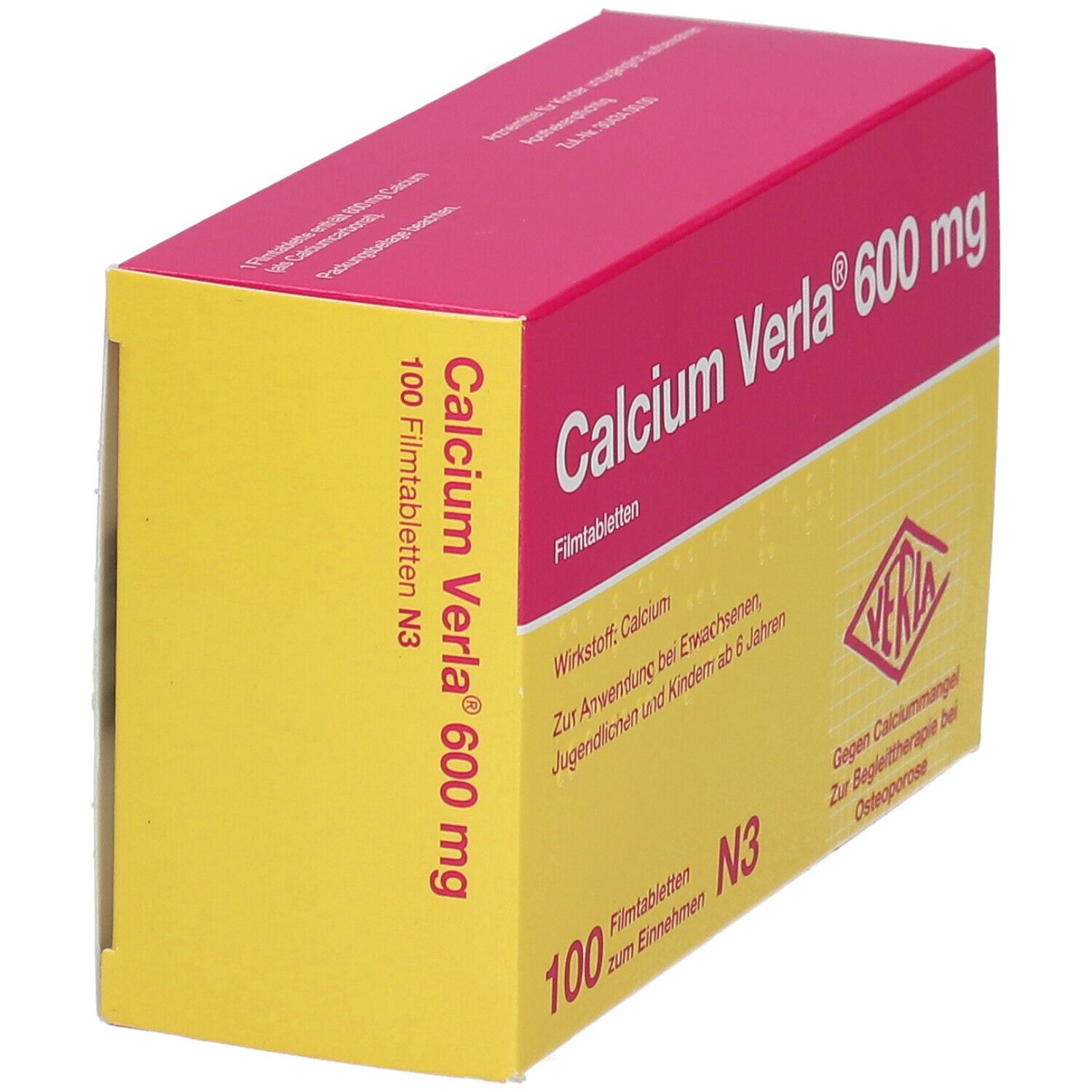 Calcium Verla® 600 mg Filmtabletten