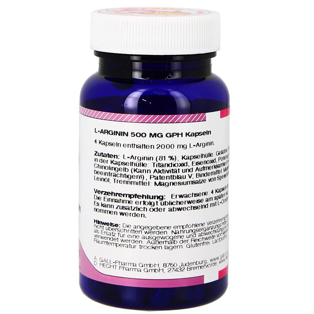 GALL PHARMA L-Arginin 500 mg