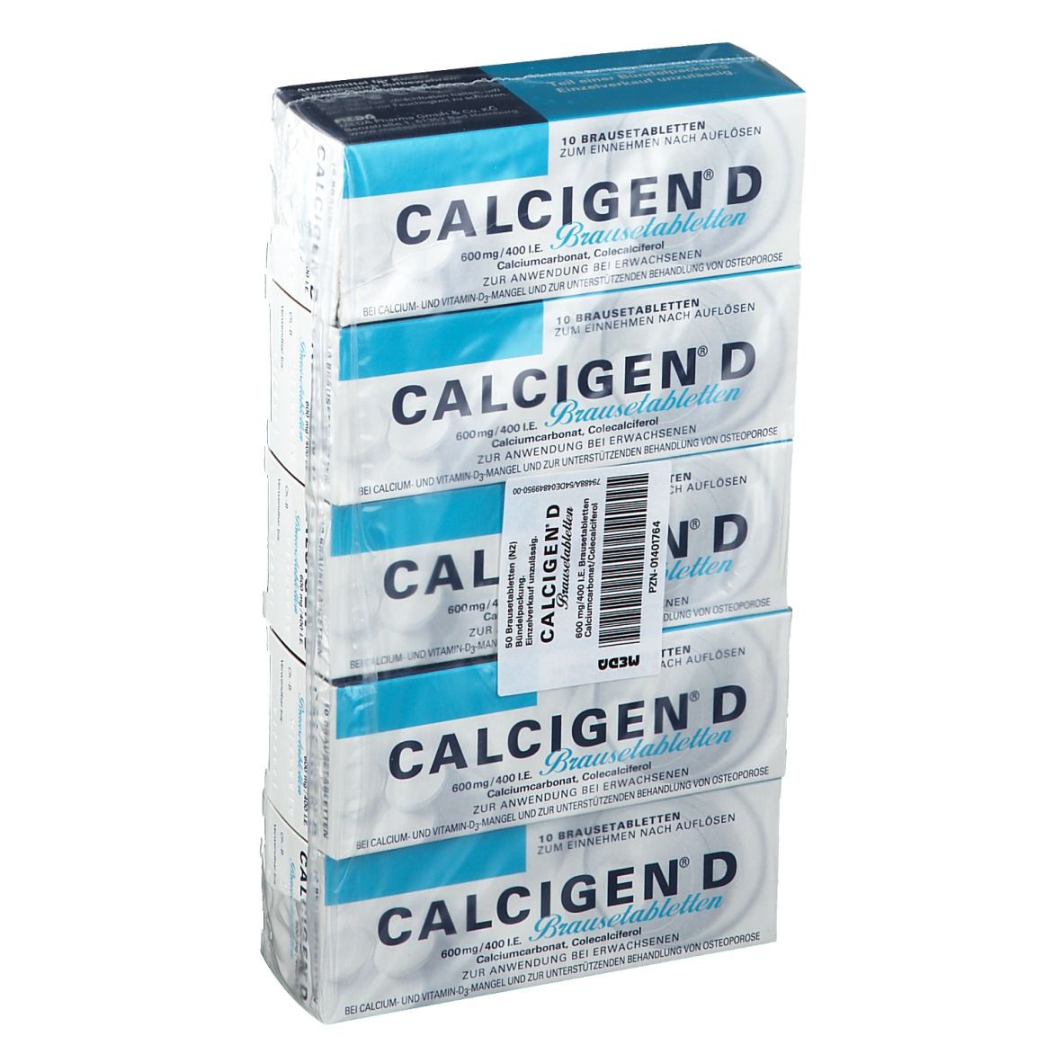 Calcigen D 600 mg/400 I.e. Brausetabletten