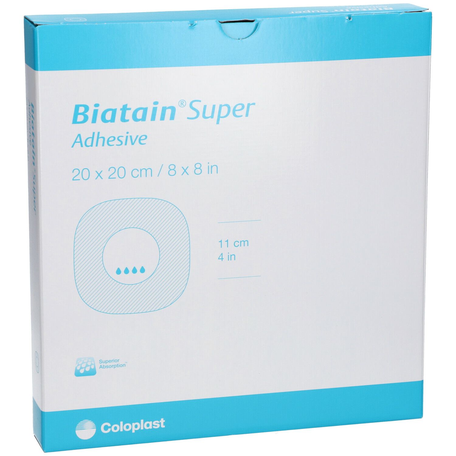 BIATAIN® Super Hydrokapillar-verband, selbst-haftend 20 x 20 cm