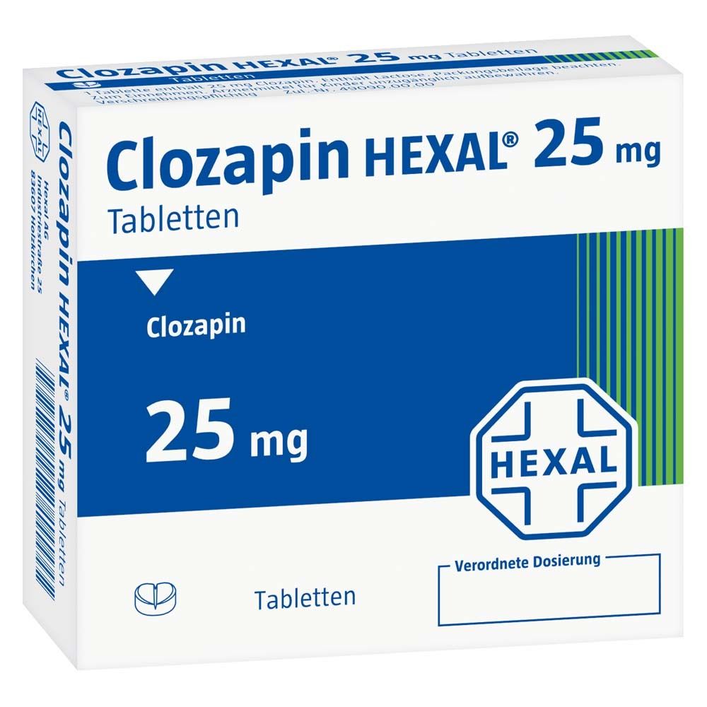 Clozapin HEXAL® 25 mg