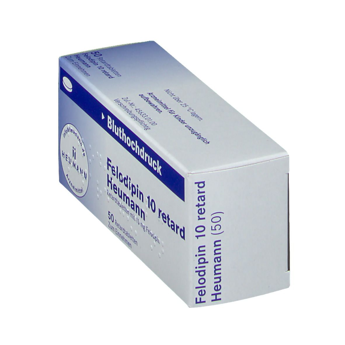 Felodipin 10 mg Heumann Retardtabletten 50 St Retard-Tabletten