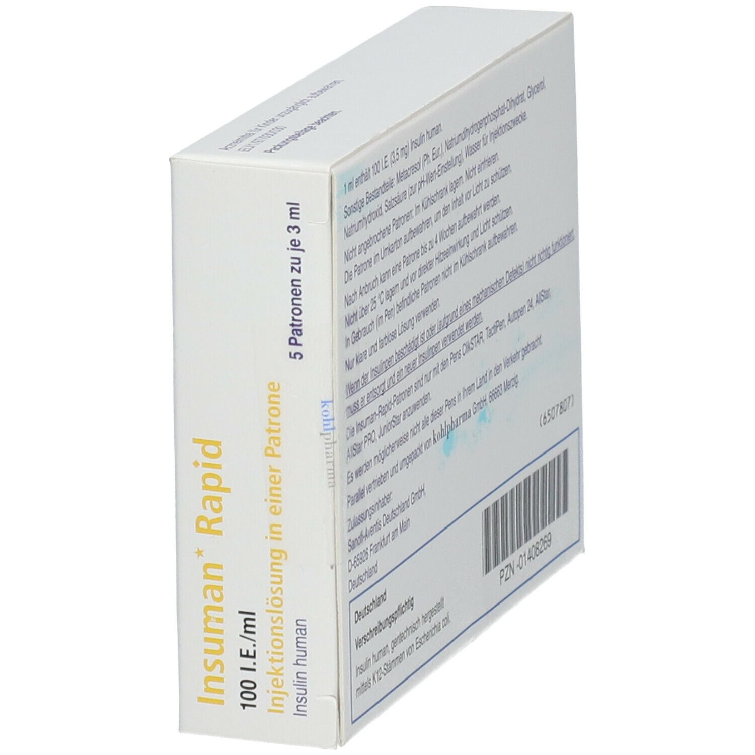 INSUMAN Rapid 100 I.E./ml