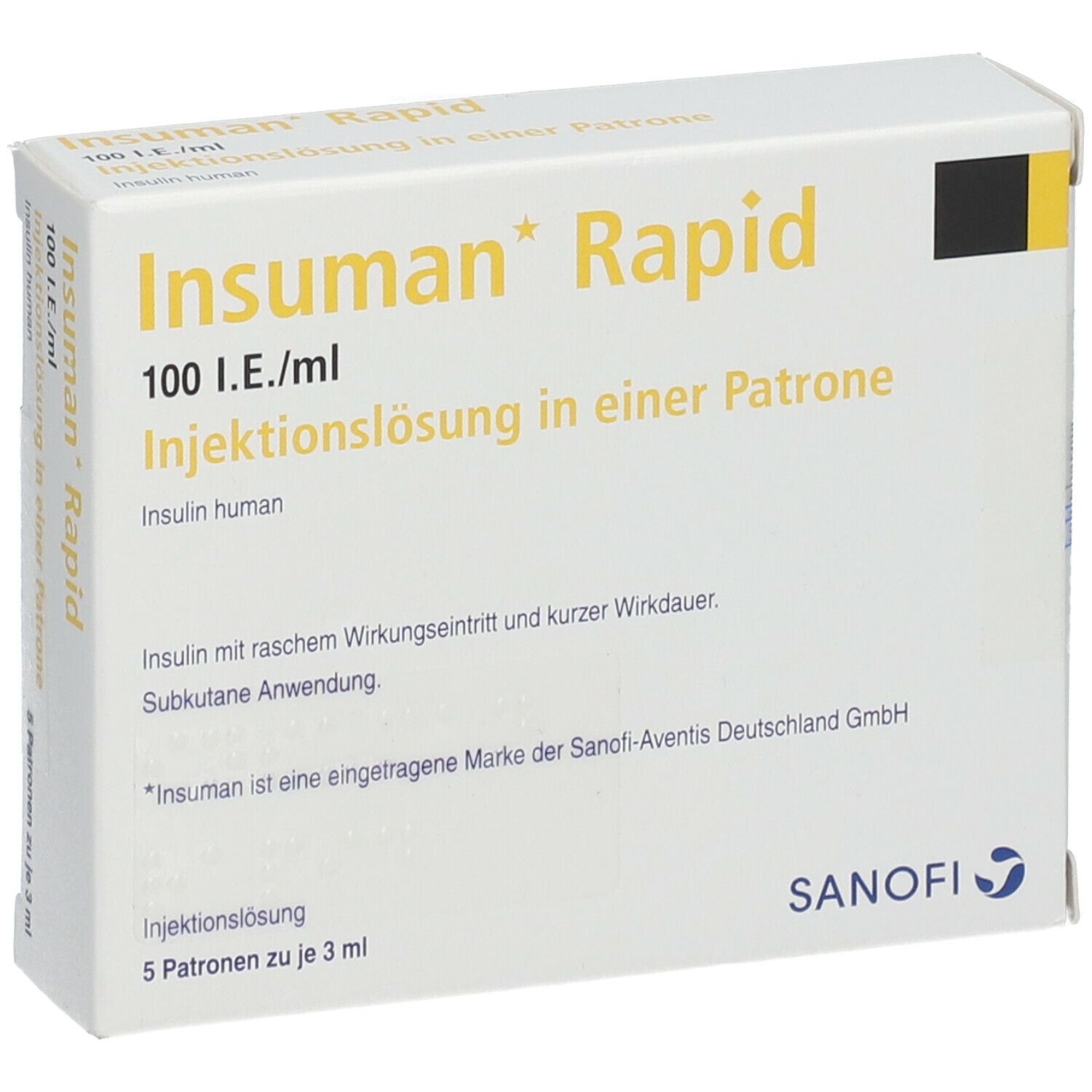 INSUMAN Rapid 100 I.E./ml